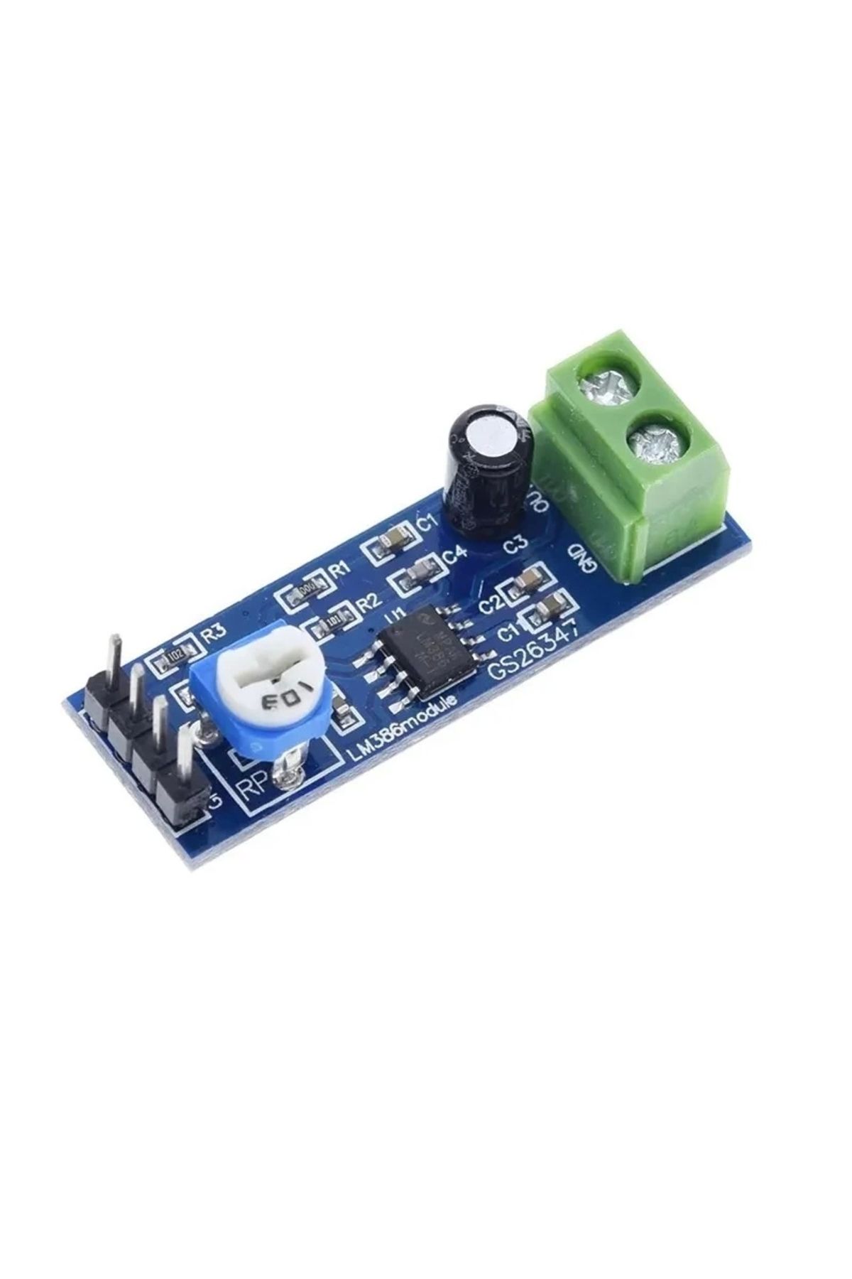 CNL LM386 Ses Kuvvetlendirici Modül DC 5V / 12V Mono Ayarlanabilir Ses Yükseltici Mikrofon Amfi