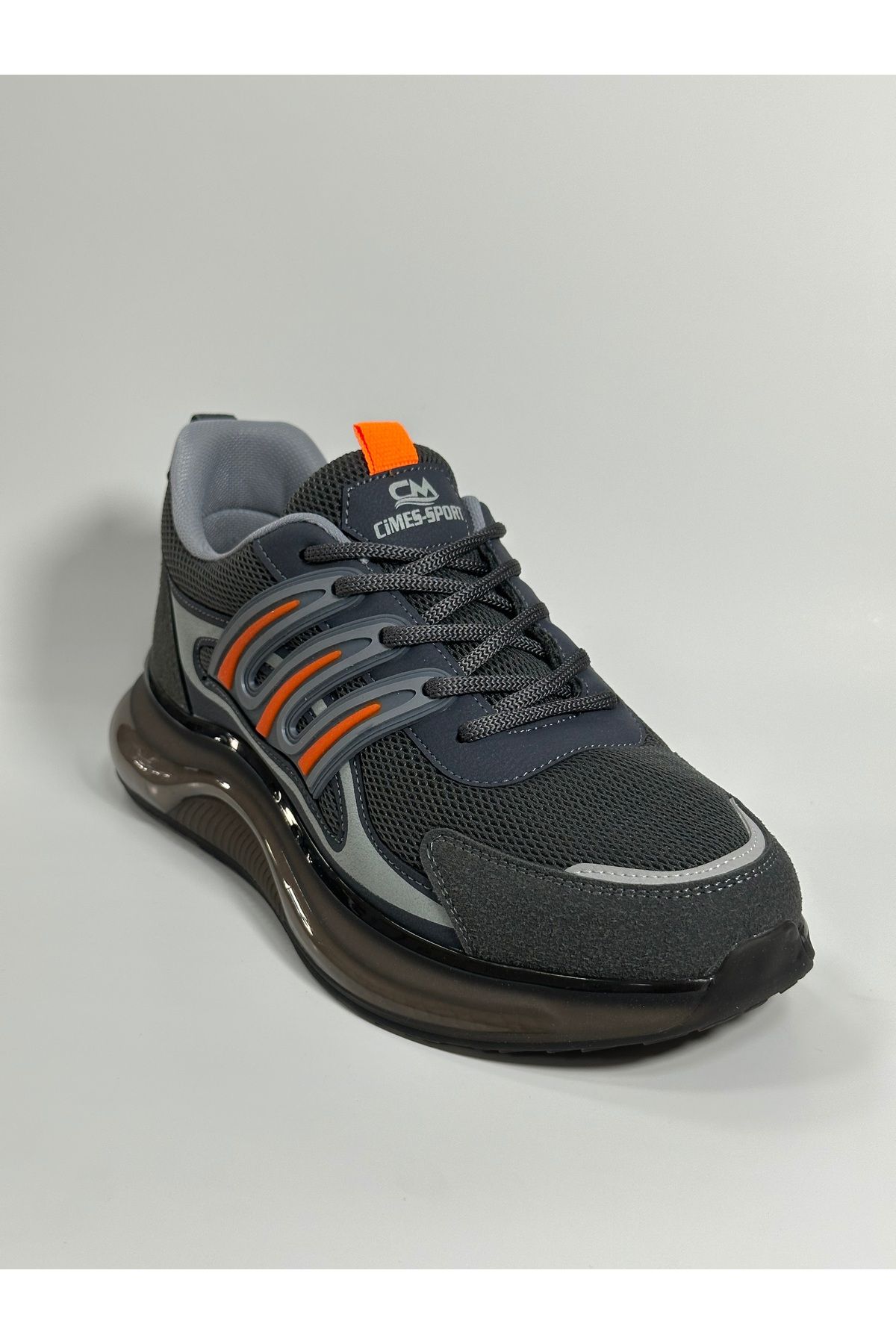 ZNG SHOES Füme Şeffaf Taban Erkek Spor Ayakkabı