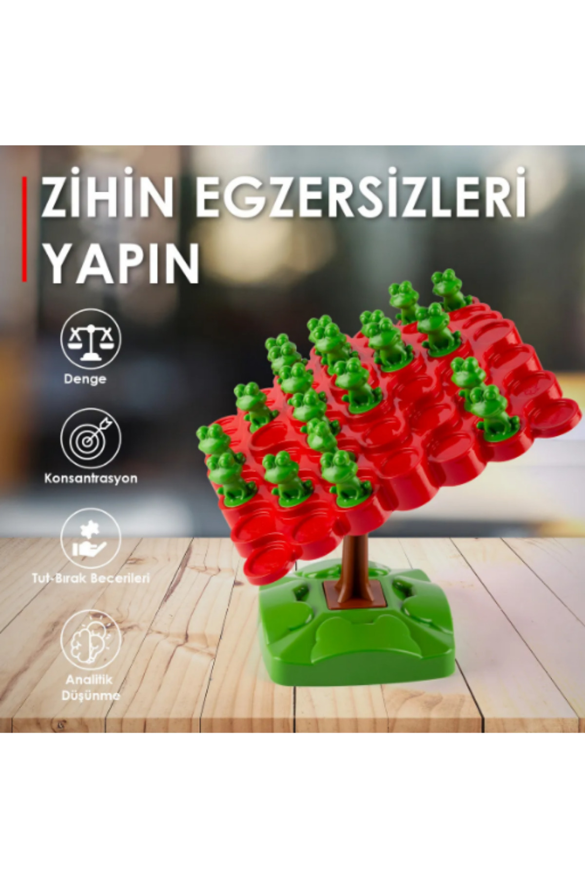 İntelliGames-Frog Balance Parent Child Interaction Game Educational Toy,Frog Balance Development Game 2