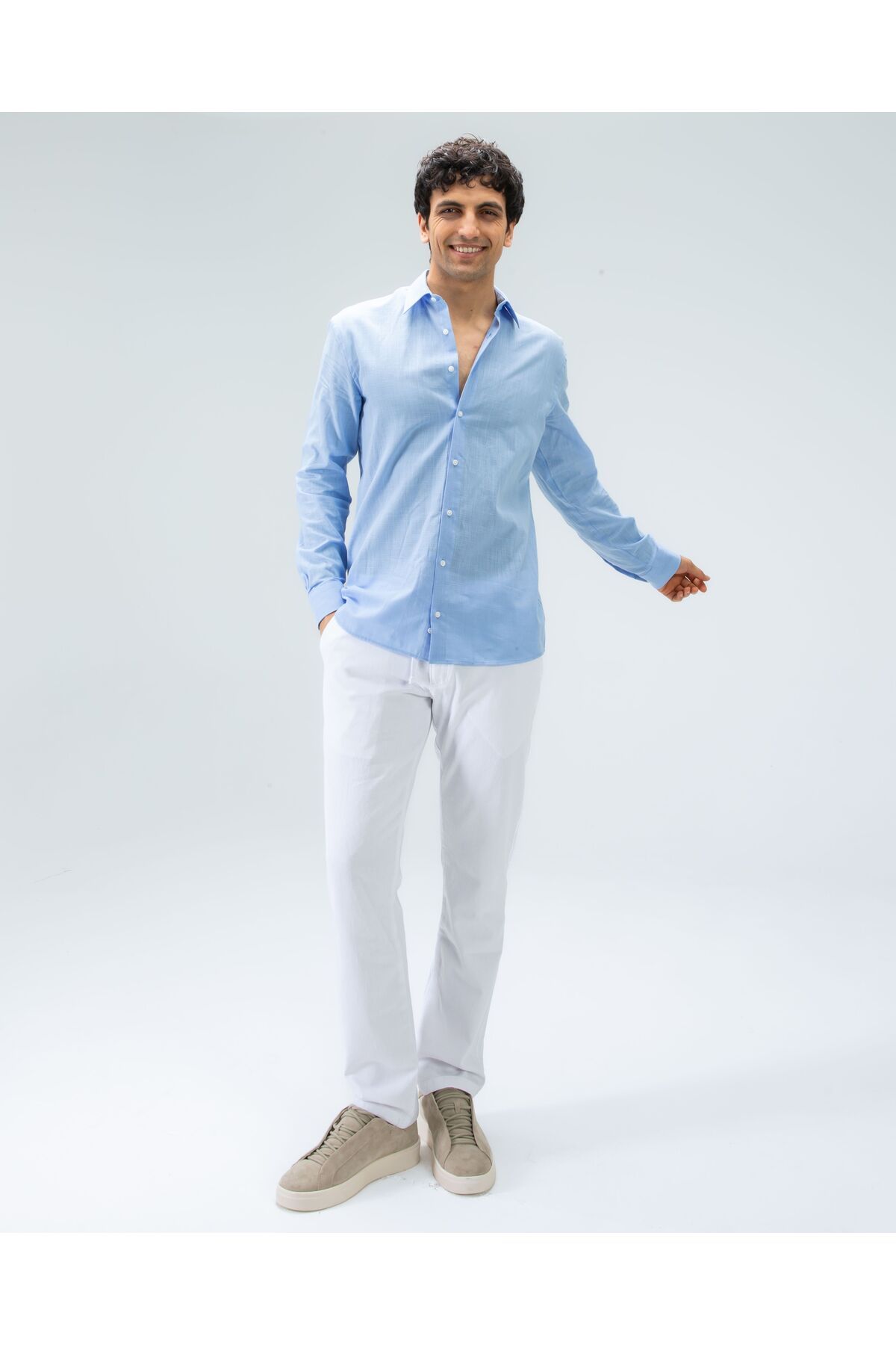 Tt Line Pamuklu Gabardin Erkek Regular pantolon
