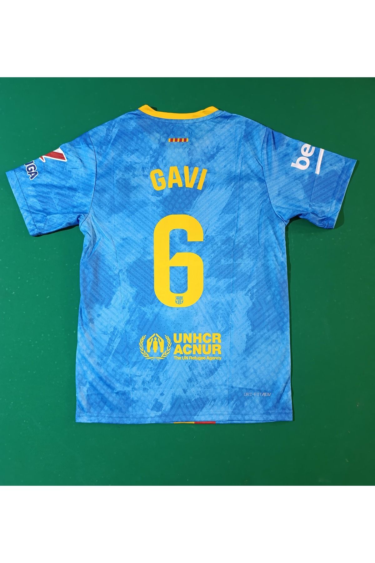 Atlas Global Gavi 6 numara Barça 23/24 sezon Futbol Yetişkin Mavi Forması