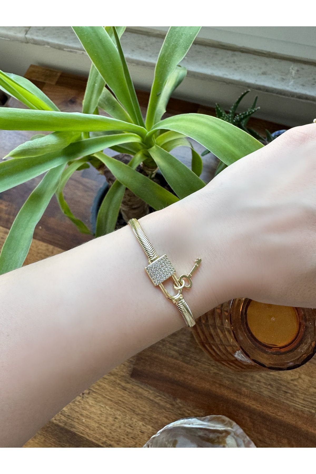 Gilia Jewelry Anahtar Kilit Bileklik