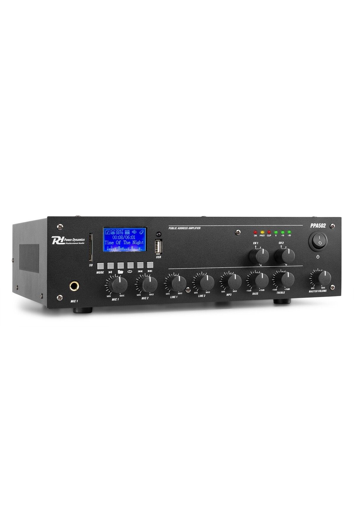 POWER DYNAMICS-Amplificator Power Dynamics PPA502, 2 zone, 50W RMS 4