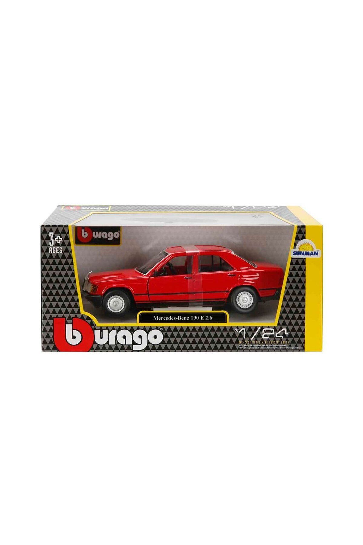 Sunman 1021103 1:24 Mercedes Benz 1987 190 E Model Araba