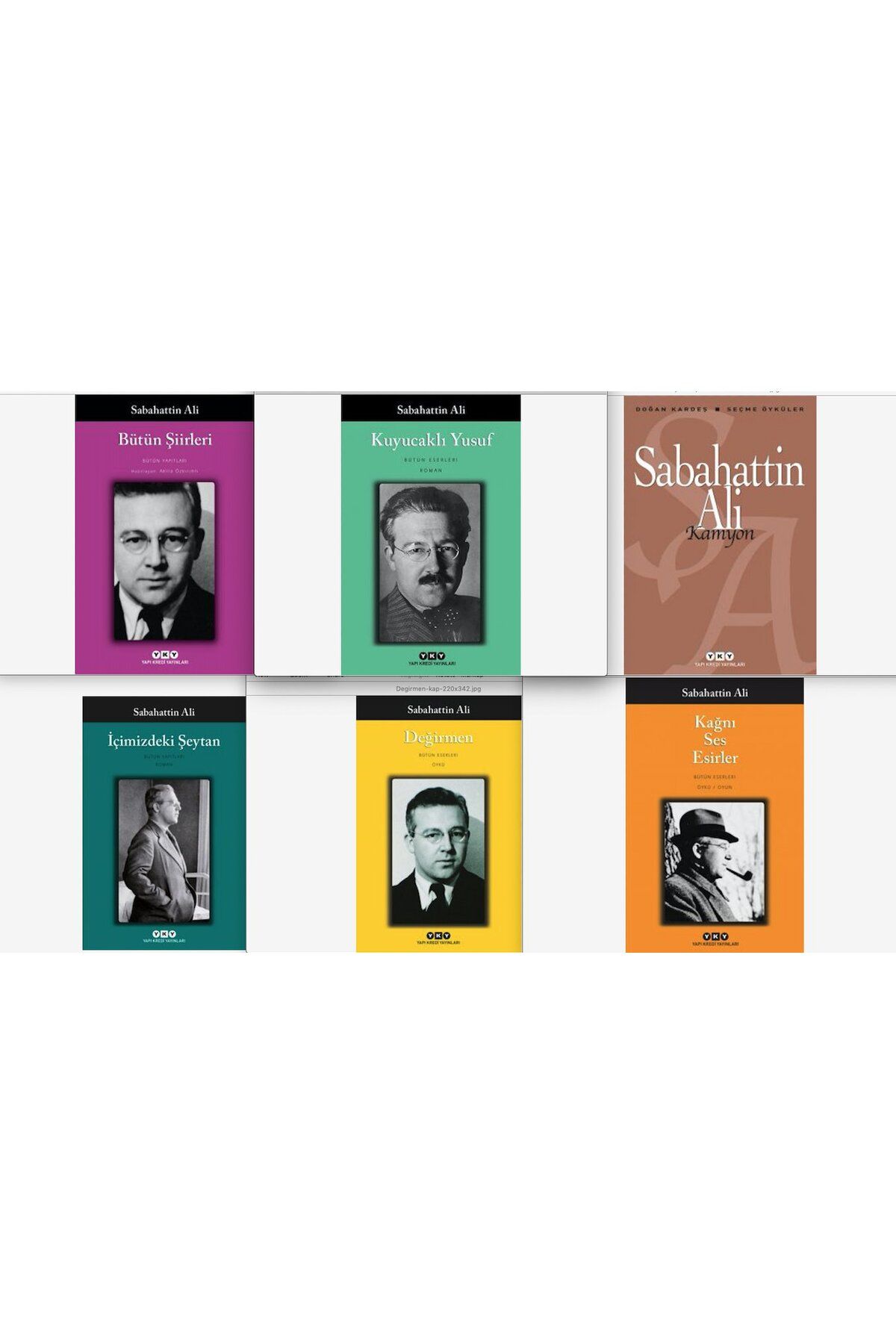 Yapı Kredi Yayınları Sabahattin Ali - Yapı Kredi Yayınları - 9 Kitap