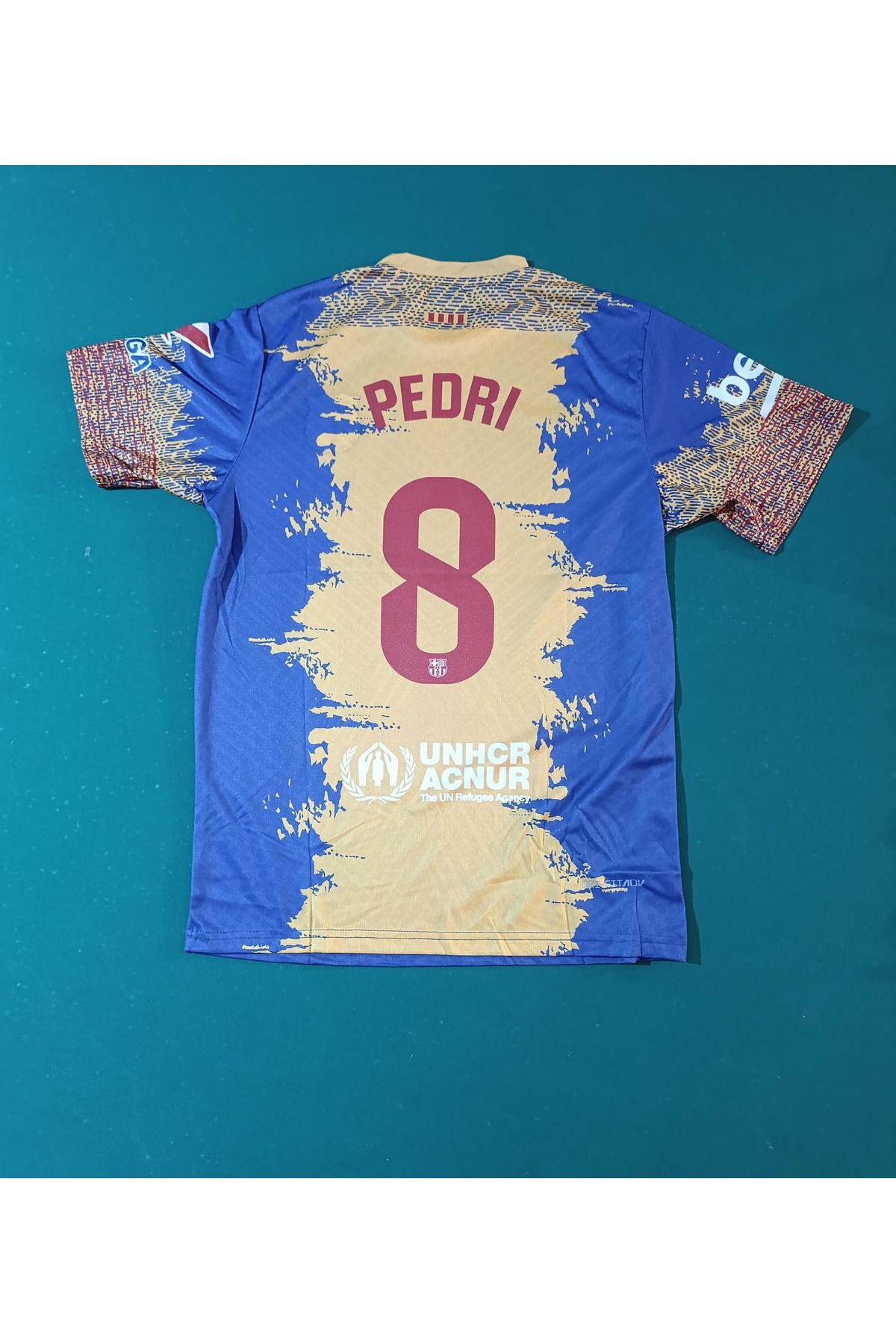 Atlas Global Barcelona Pedri 8 numara Renkli 2023/2024 Sezon Futbol Forması Yetişkin