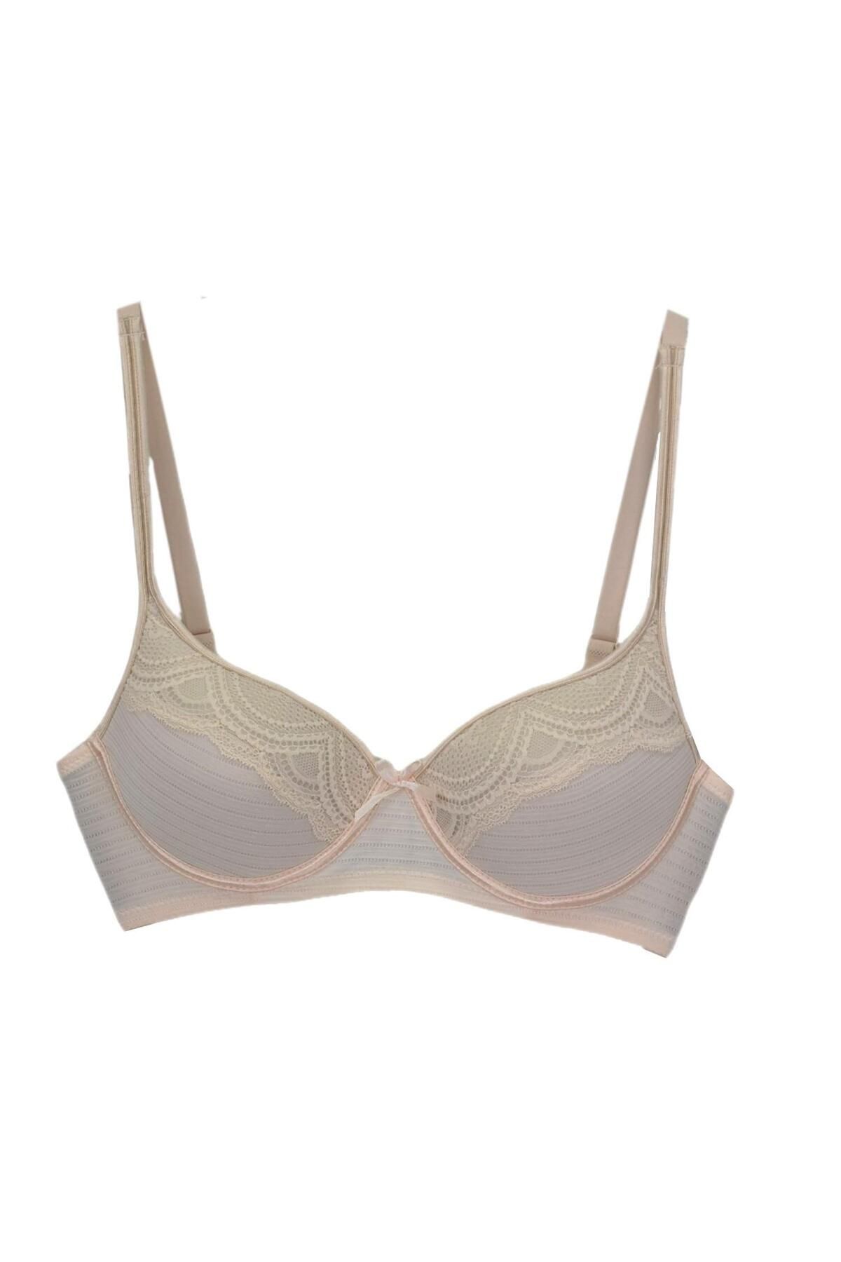 Acemoğlu Kadın Silikonlu Toparlayıcı Telli Sütyen C Cup BGL-ST04498