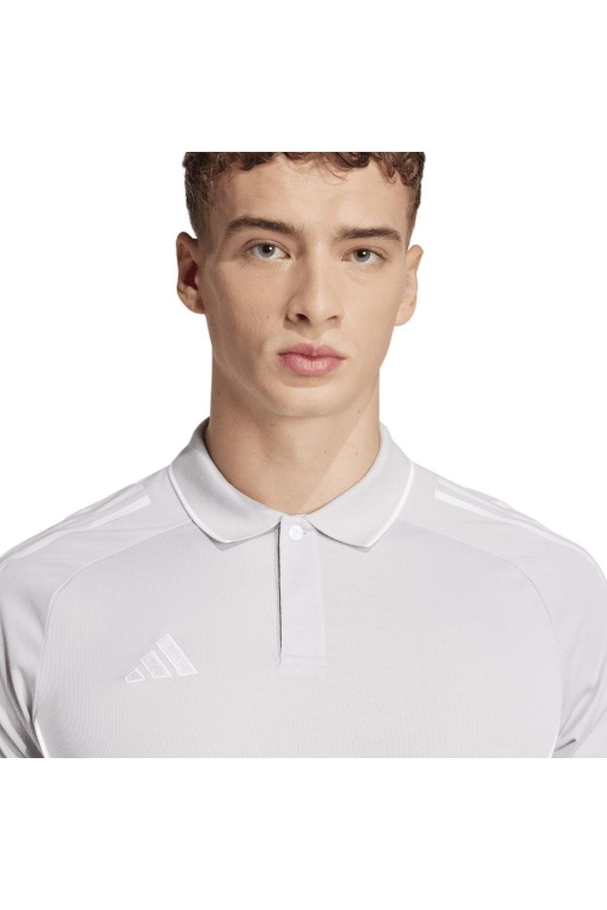 adidas-Tiro 25 Competition Polo Neck T-Shirt Men's T-Shirt Gray 6
