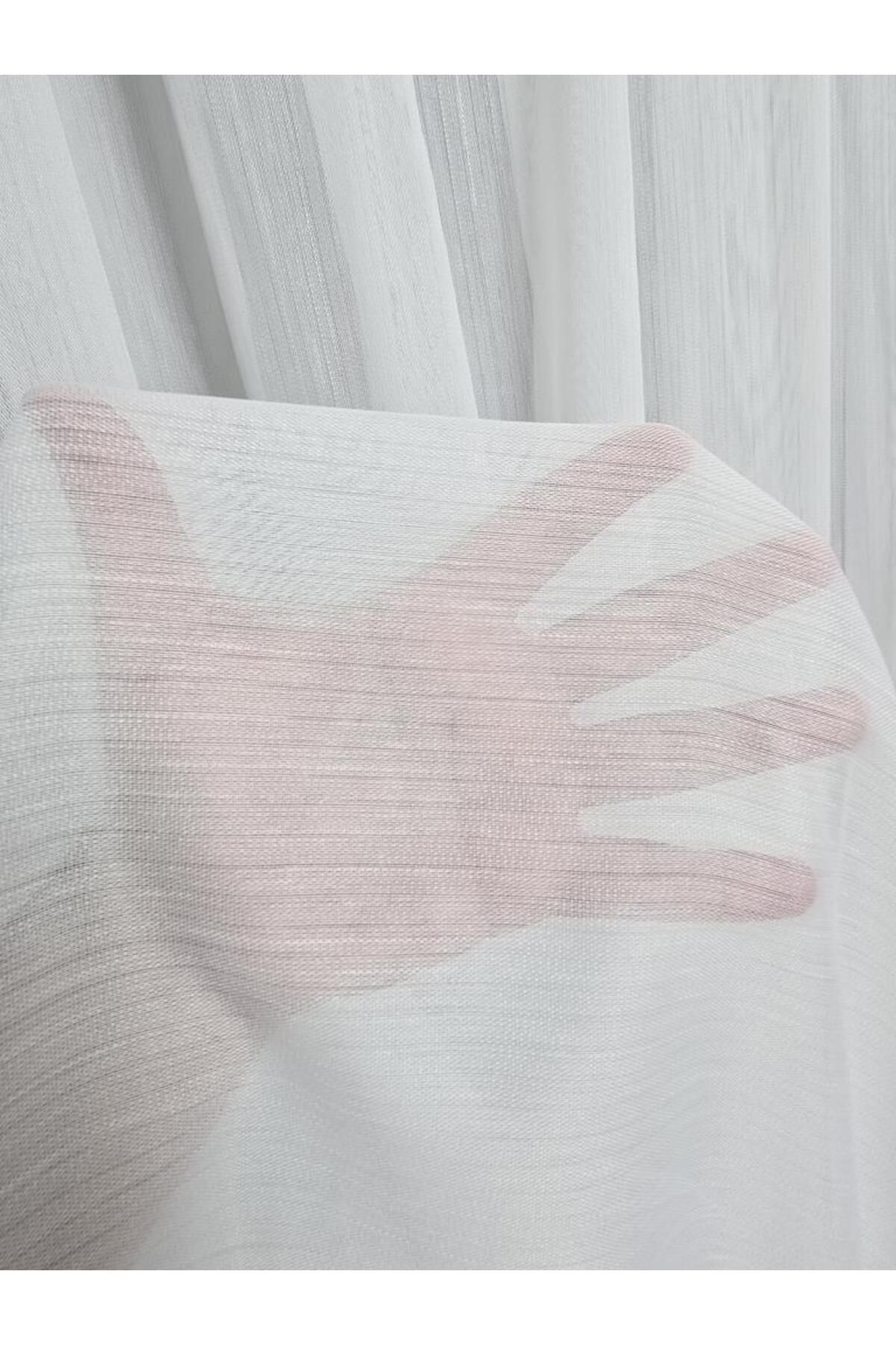 BBB Vakkorama Mat Kumaşlı Kalın Tül Perde Ekru 1 e 2,5 Pileli ET4030MAT