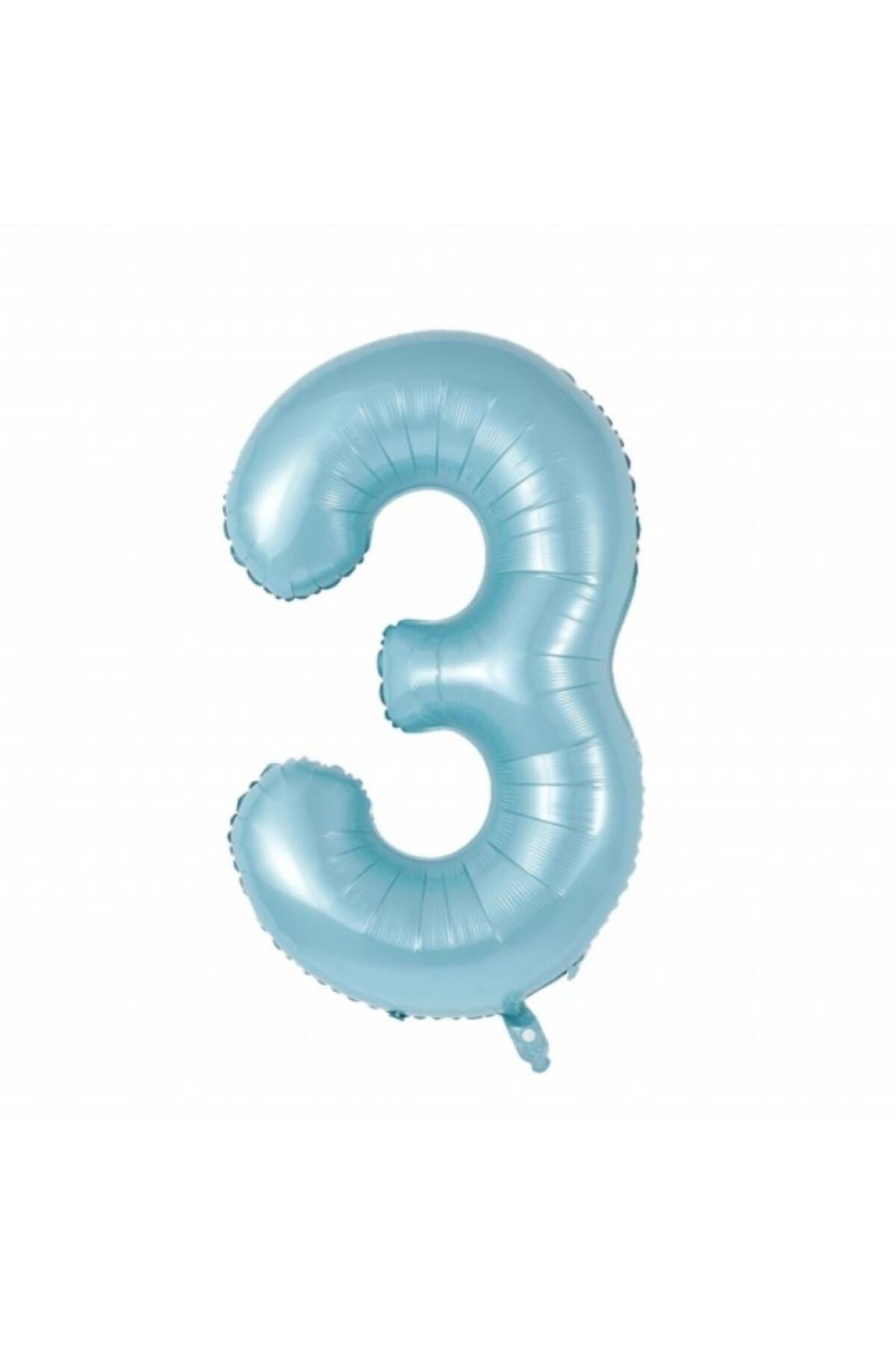 Papatya Party Mavi Renk Rakam Folyo Balon 34''76cm