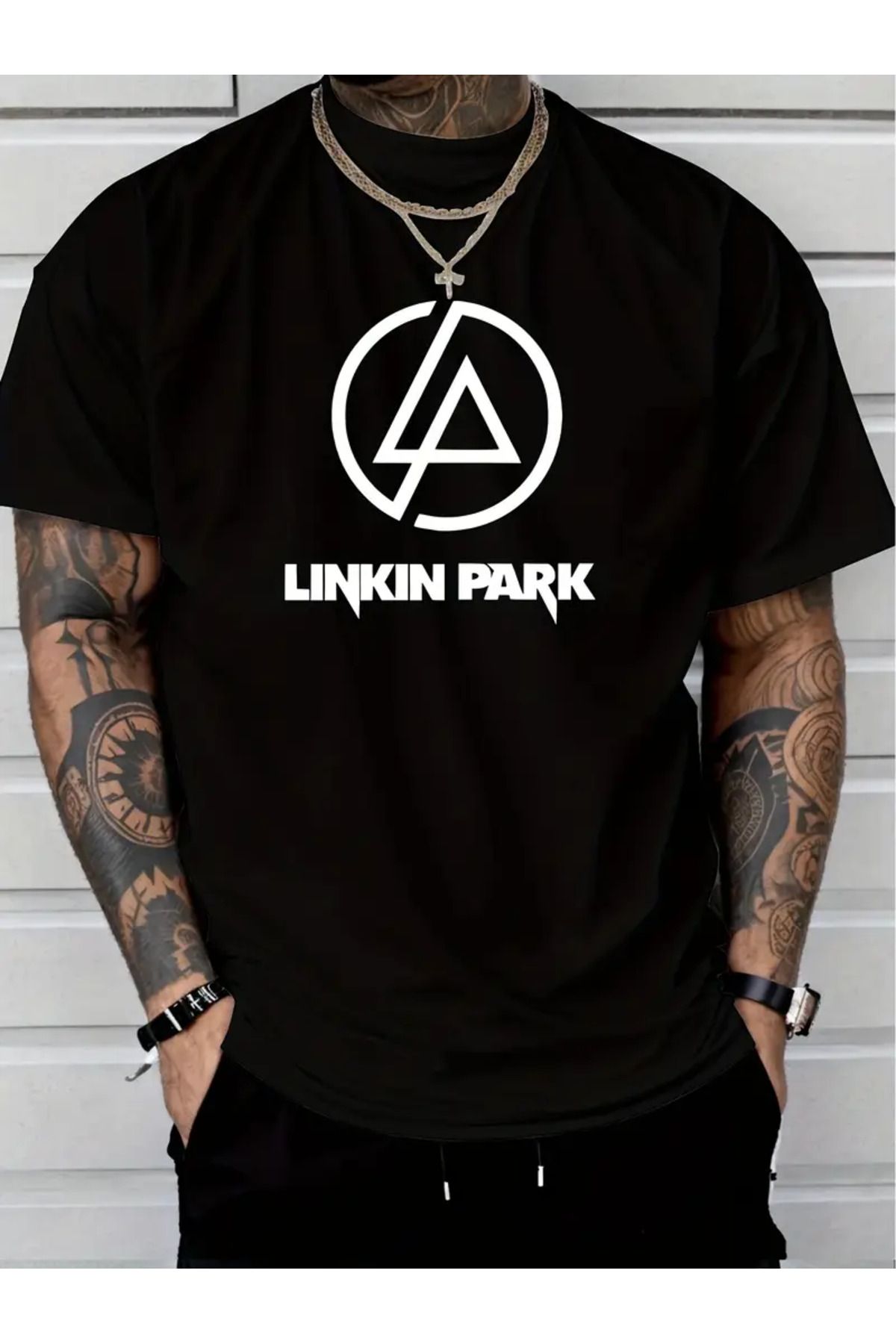 AEMİ Unisex Baskılı Oversize Bisiklet Yaka T-shirt