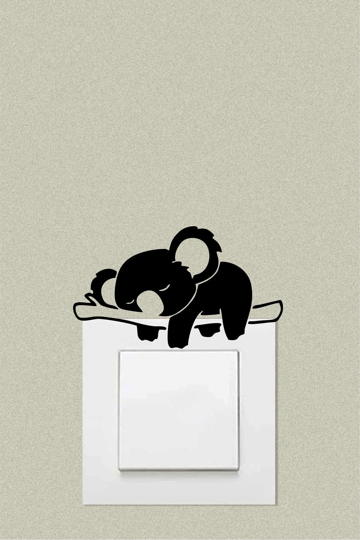 hediyenebak Koala Dekoratif Priz Sticker 12x7 cm