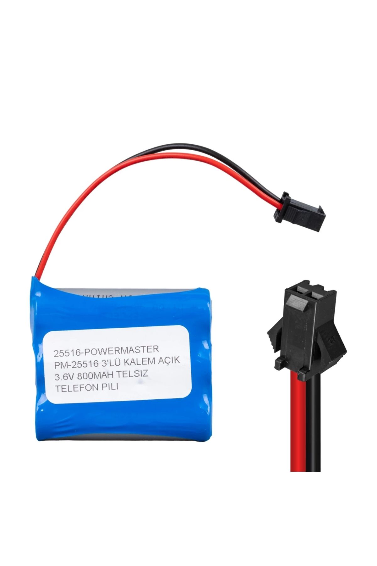 Marsilyan 3LÜ KALEM AÇIK 3.6 VOLT 800 MAH TELSİZ TELEFON PİLİ (4887)