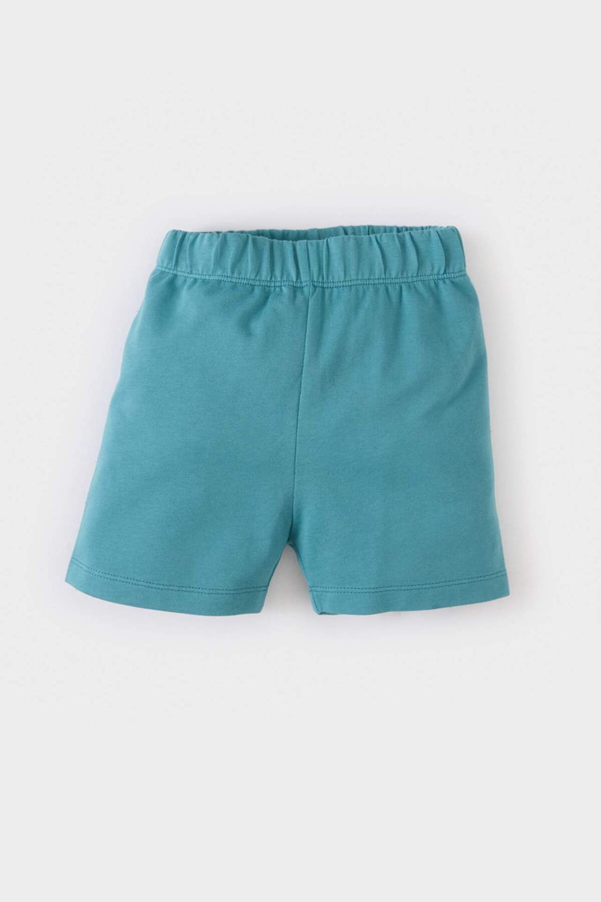 DeFacto-Baby Boy 2 Piece Set Printed Short Sleeve T-Shirt Shorts E1171A525Sm 2