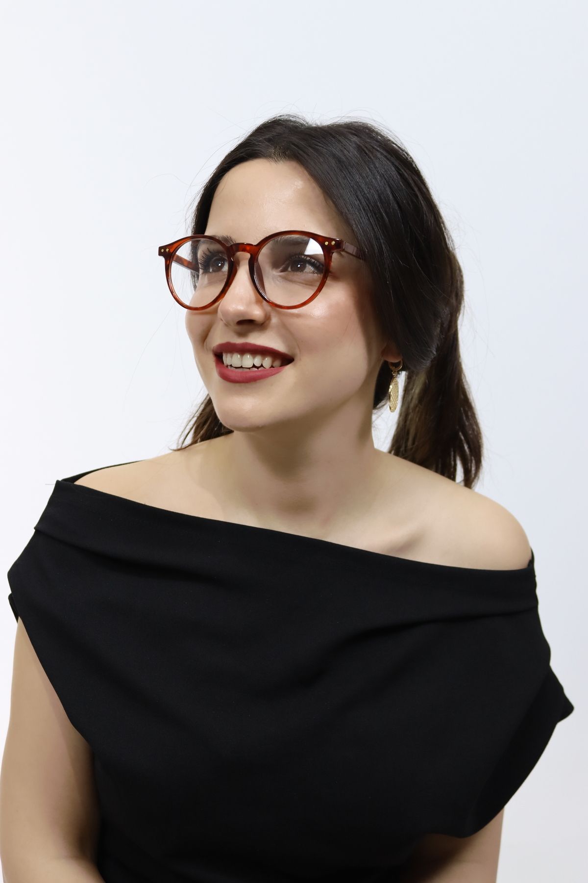 Clarvo-Cv1410 Leopard Pattern Stylish Blue Light Protection Transparent Glasses 3
