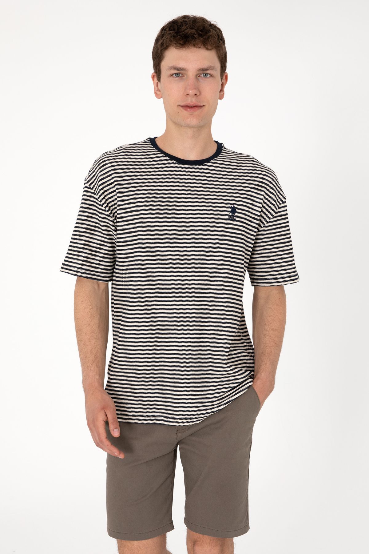 U.S. Polo Assn. Erkek Lacivert Tişört 50300153-VR033