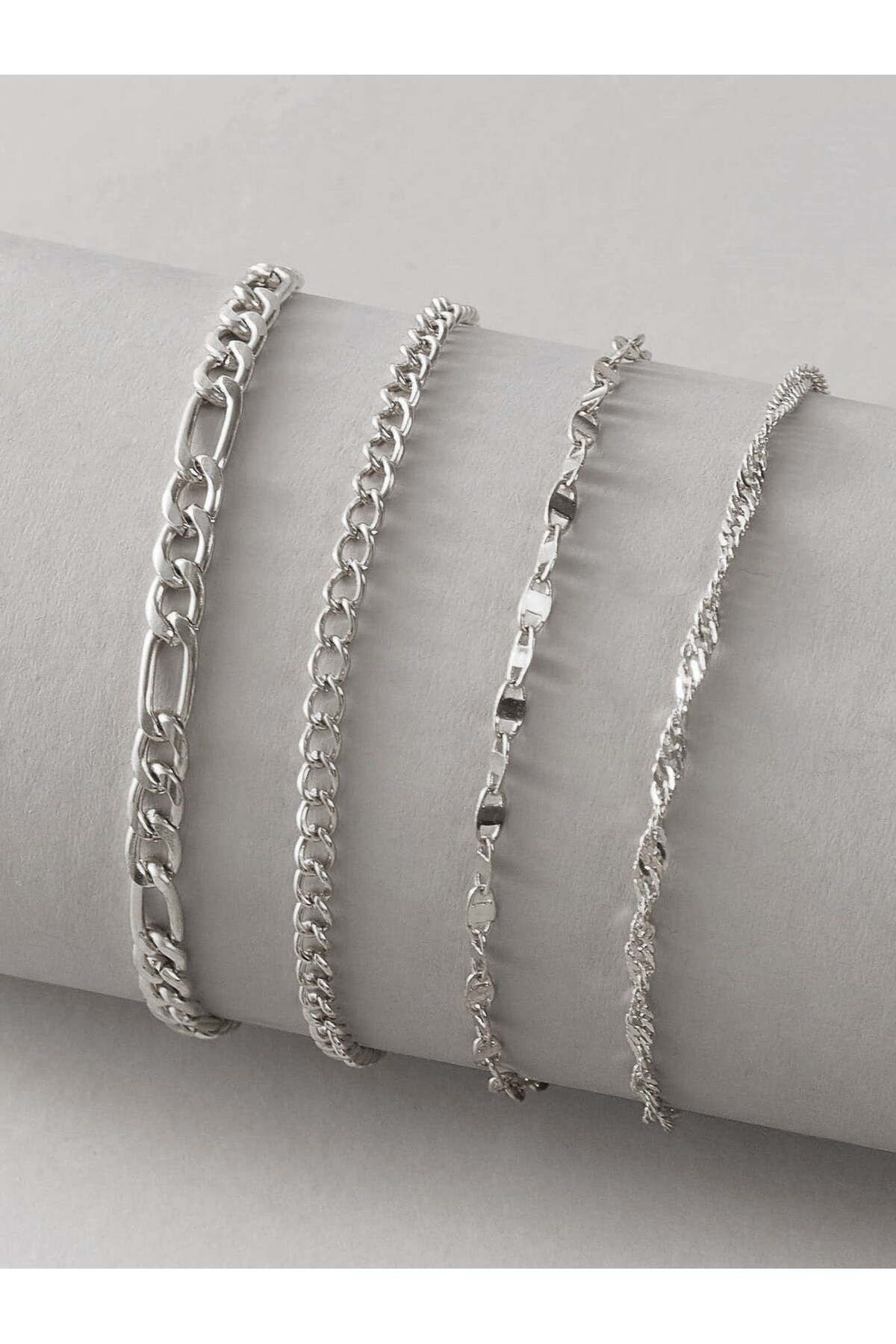 Rose Jewellery Official Kombin Kadın Gümüş Kaplama Bileklik Set
