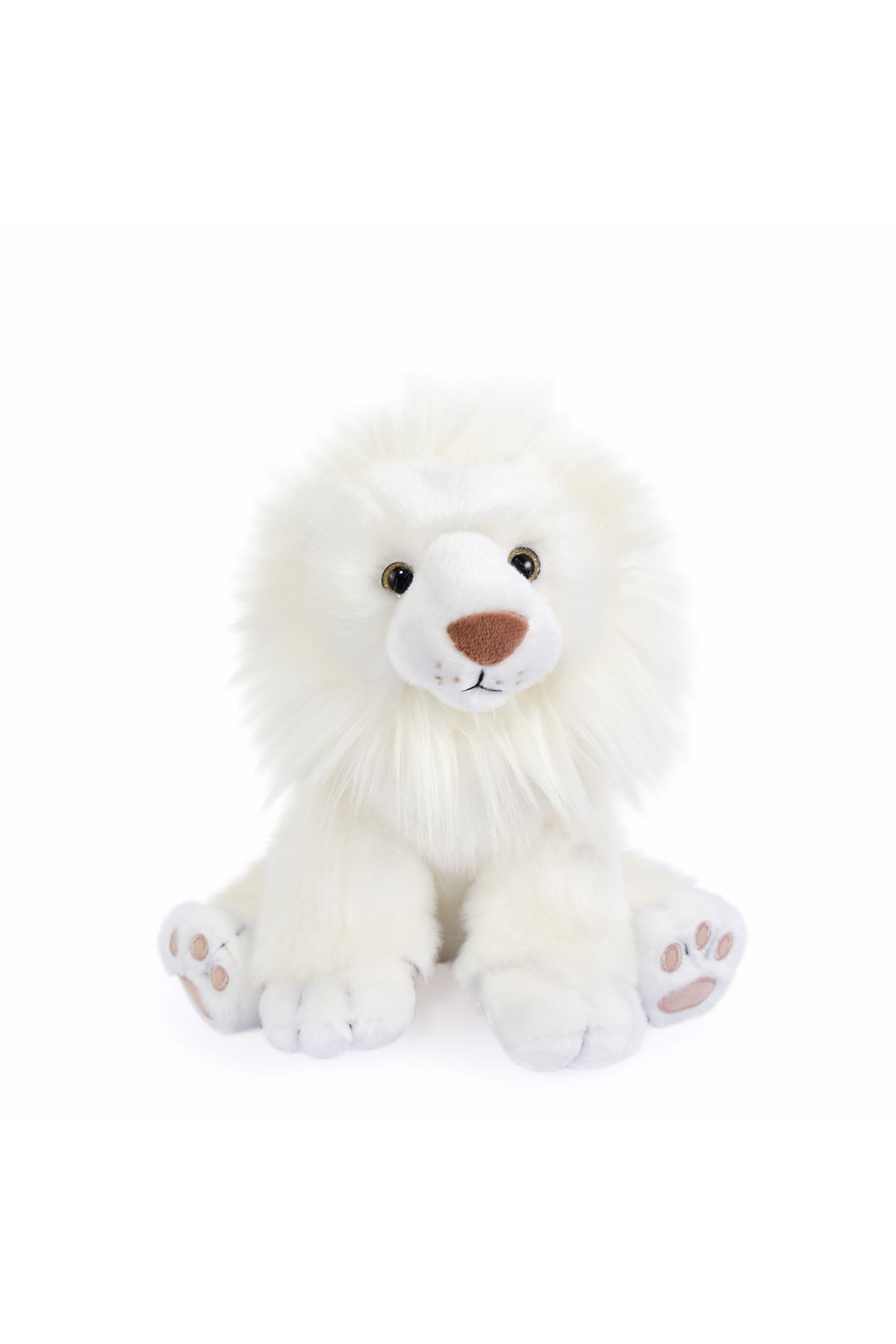 Histoire d'Ours Jucarie Moale Din Plus - Leu, 28 Cm, Alb Unisex - One Size
