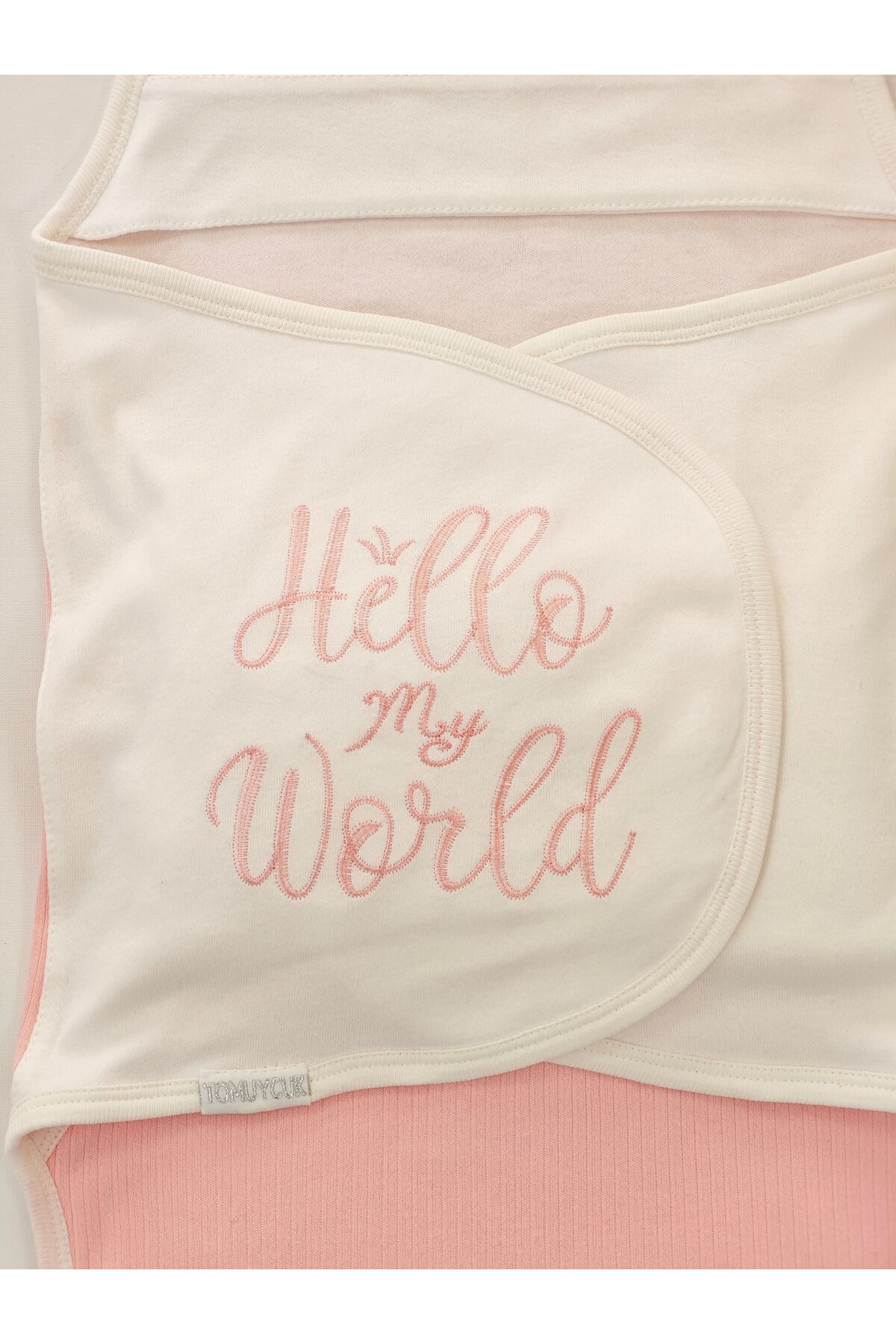 Tomuycuk Pembe Kız Bebek Battaniyesi Kundağı -Uyku Tulumu %100 Pamuklu Ortopedik 0-9ay Hediyelik fotoğrafı 7 (önizleme)