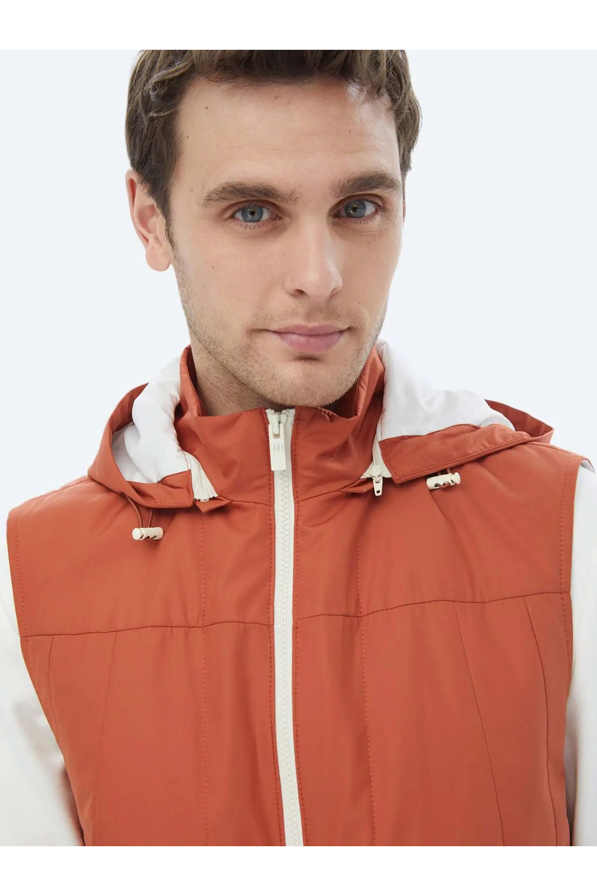 Kip-Dark Orange Woven Sports Vest - Comfortable and Stylish 6