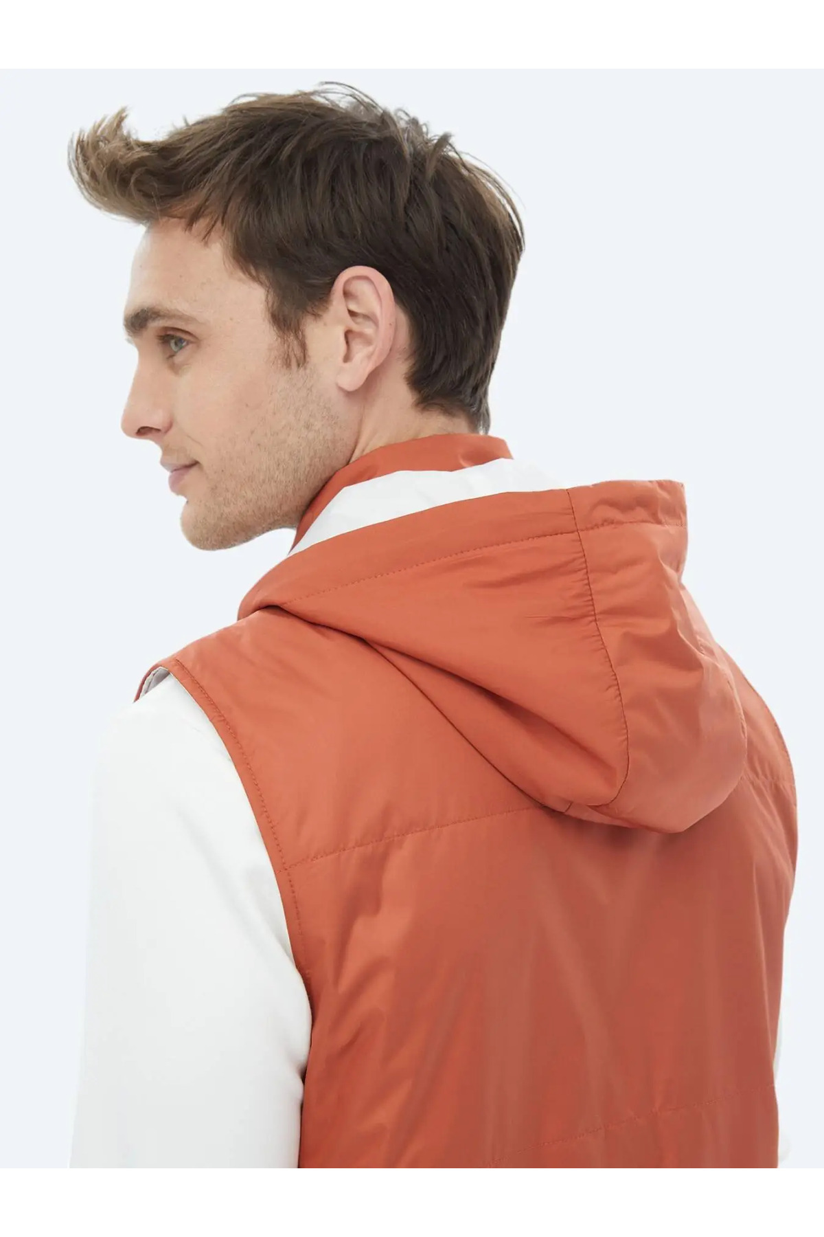 Kip-Dark Orange Woven Sports Vest - Comfortable and Stylish 8