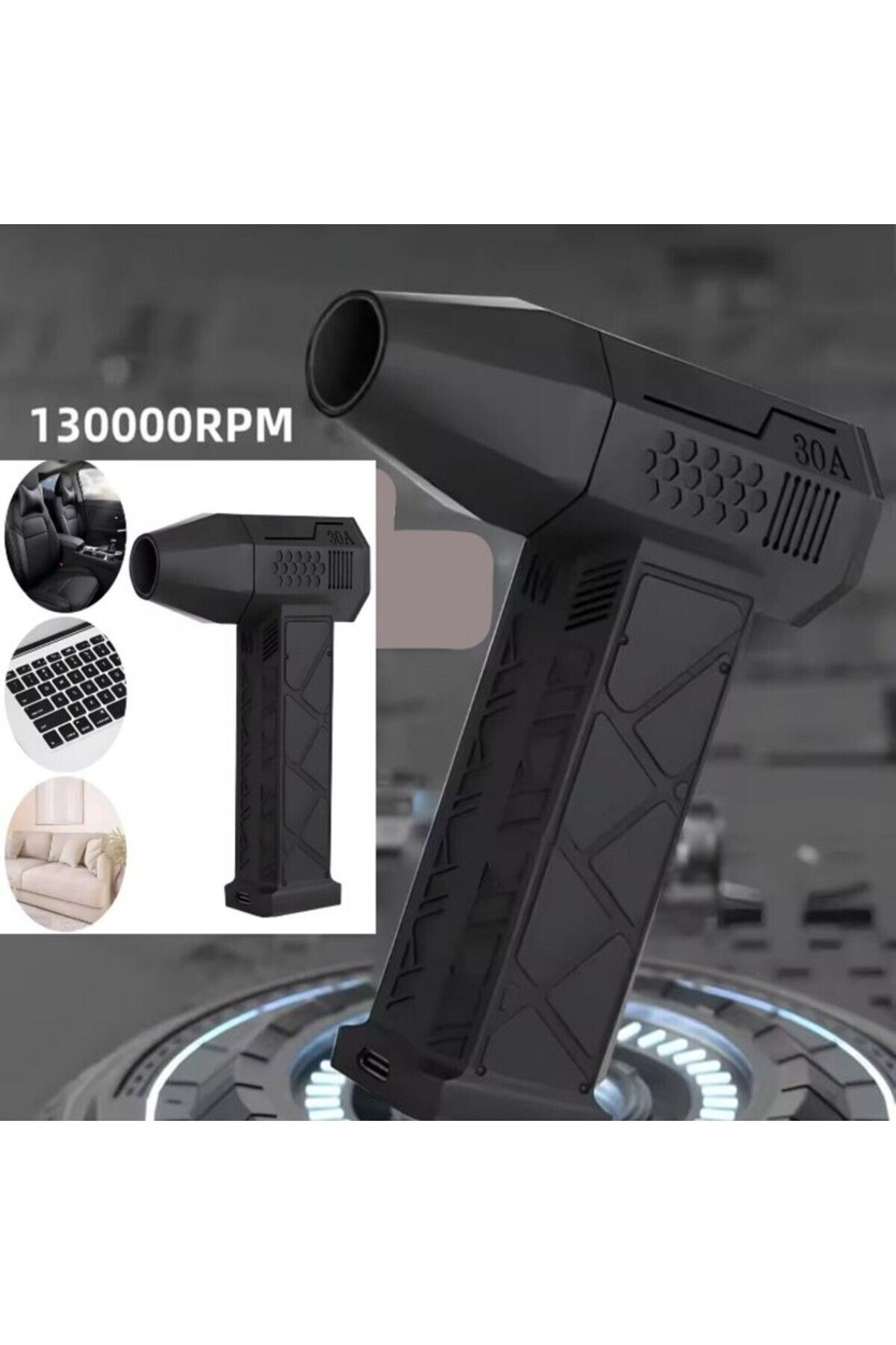 SİNKA TURBO FAN 130.000 RPM Yüksek Hızlı Turbo Jet Fan Mangal Ve Temizlik Fanı