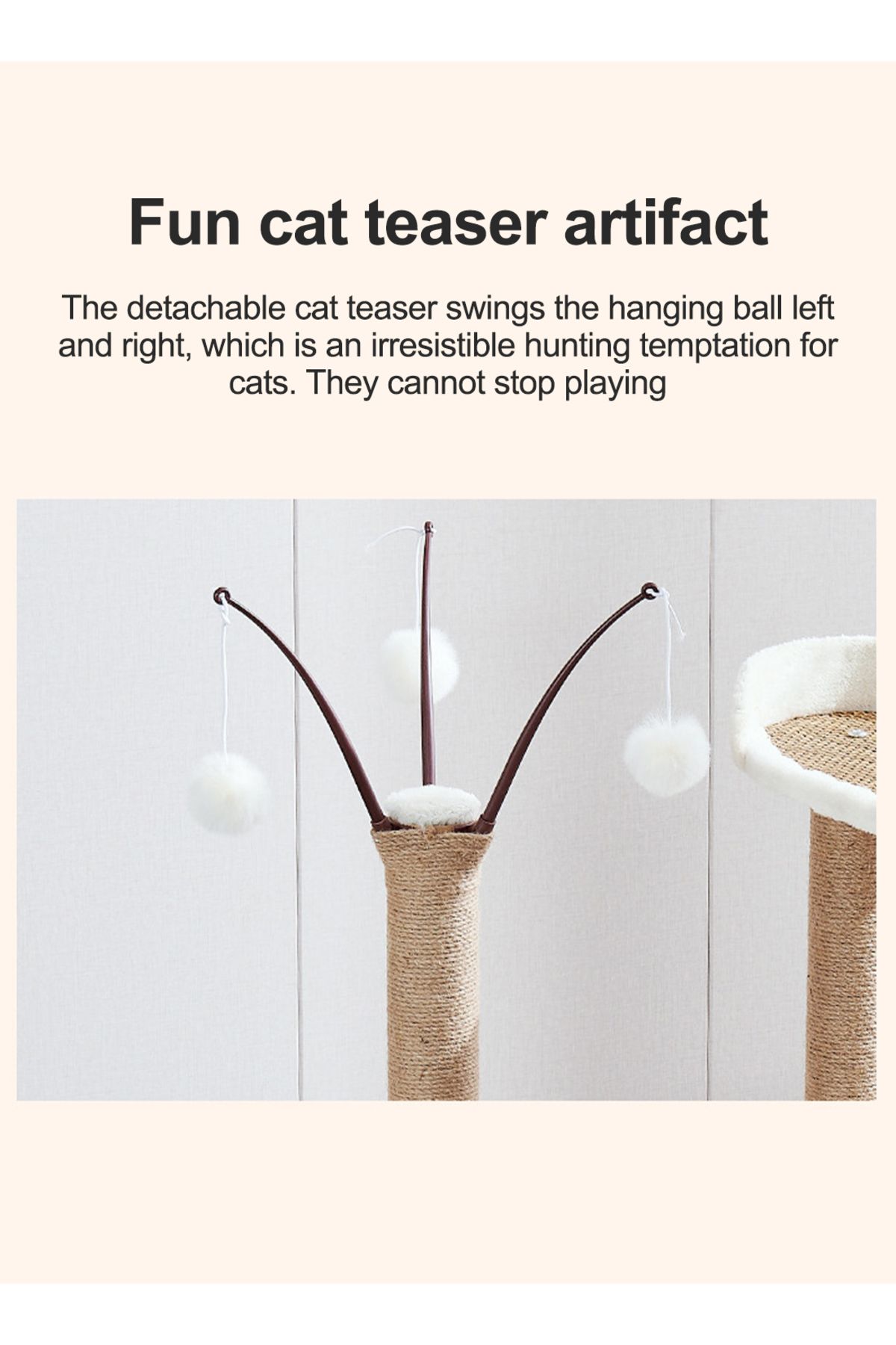 KidLe-Cat Tree Large Cat Nest Four Seasons Universal Cat Climbing Frame Oversized Capsule 3