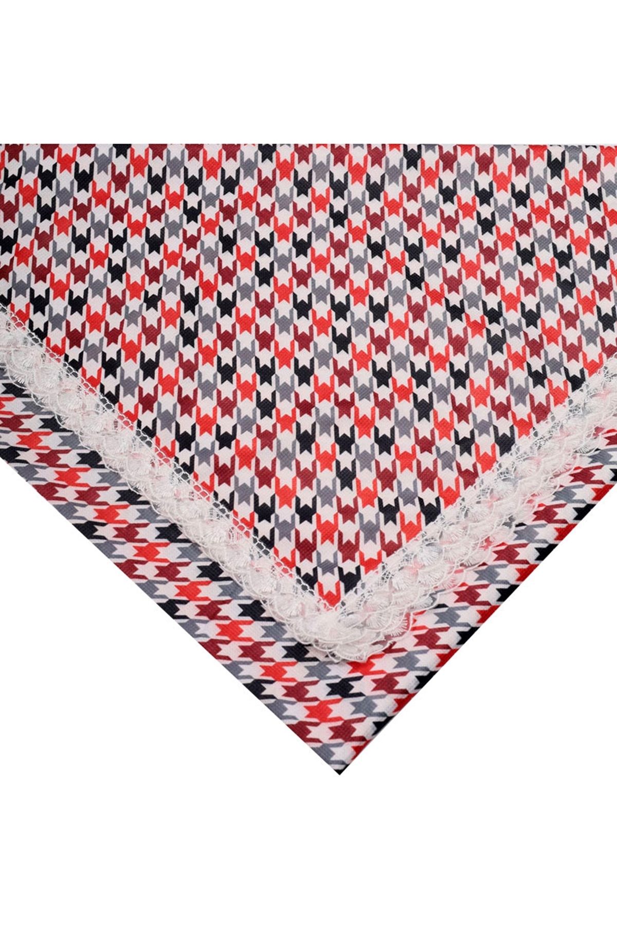 BAYSEM 150 x 150 cm. Güpürlü Dijital Raşel Masa Örtüsü - Sofra Bezi - Renk-20