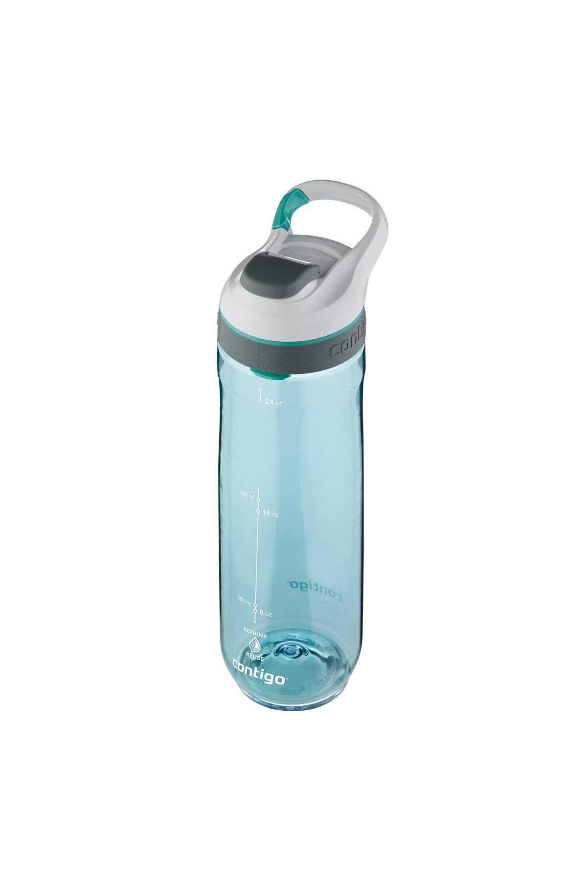 Contigo-Cortland Train Single Handled Bass Inner Lid Water Flask 720ml 2191387 - Grayed Jade 4