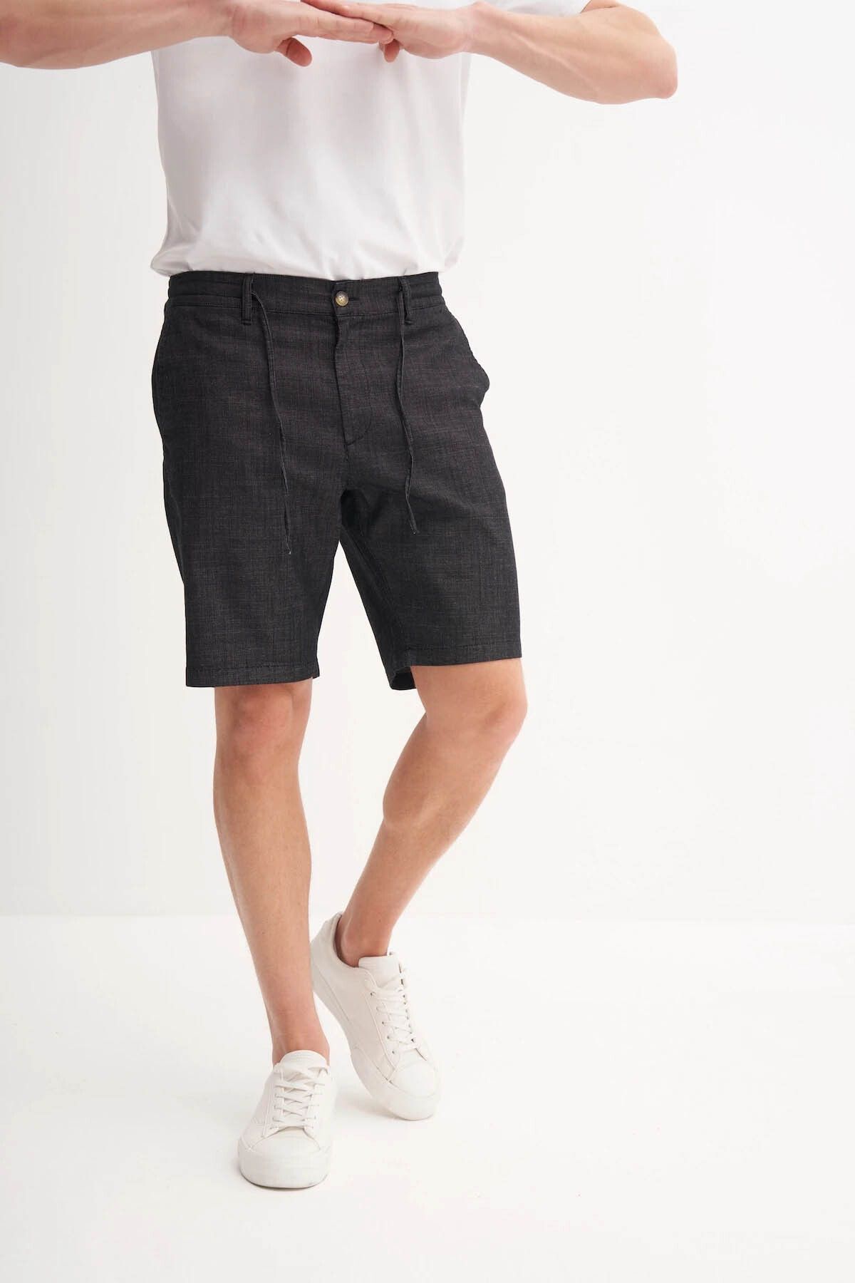 Cazador Denim Siyah Erkek Şort 6724