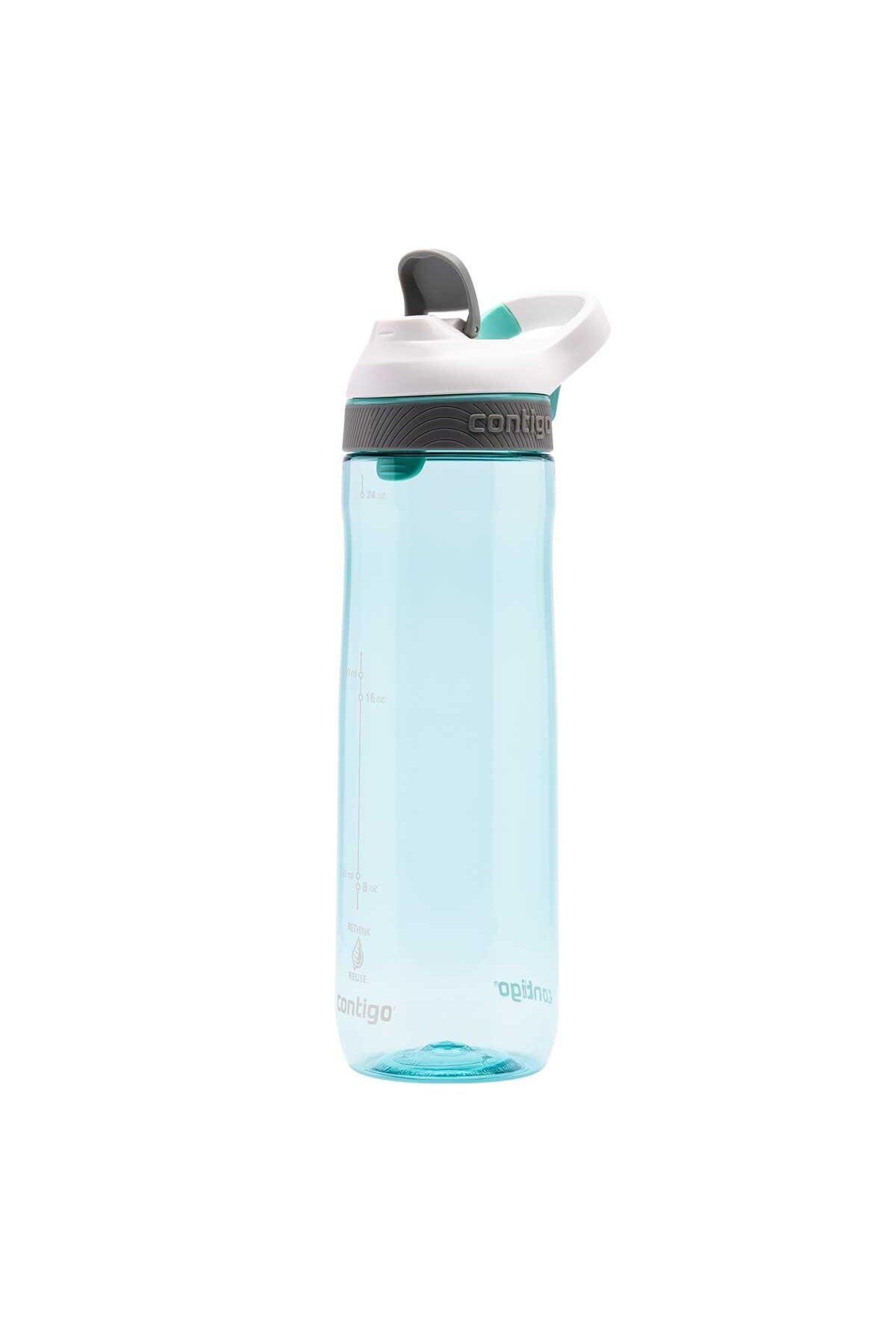 Contigo-Cortland Train Single Handled Bass Inner Lid Water Flask 720ml 2191387 - Grayed Jade 2