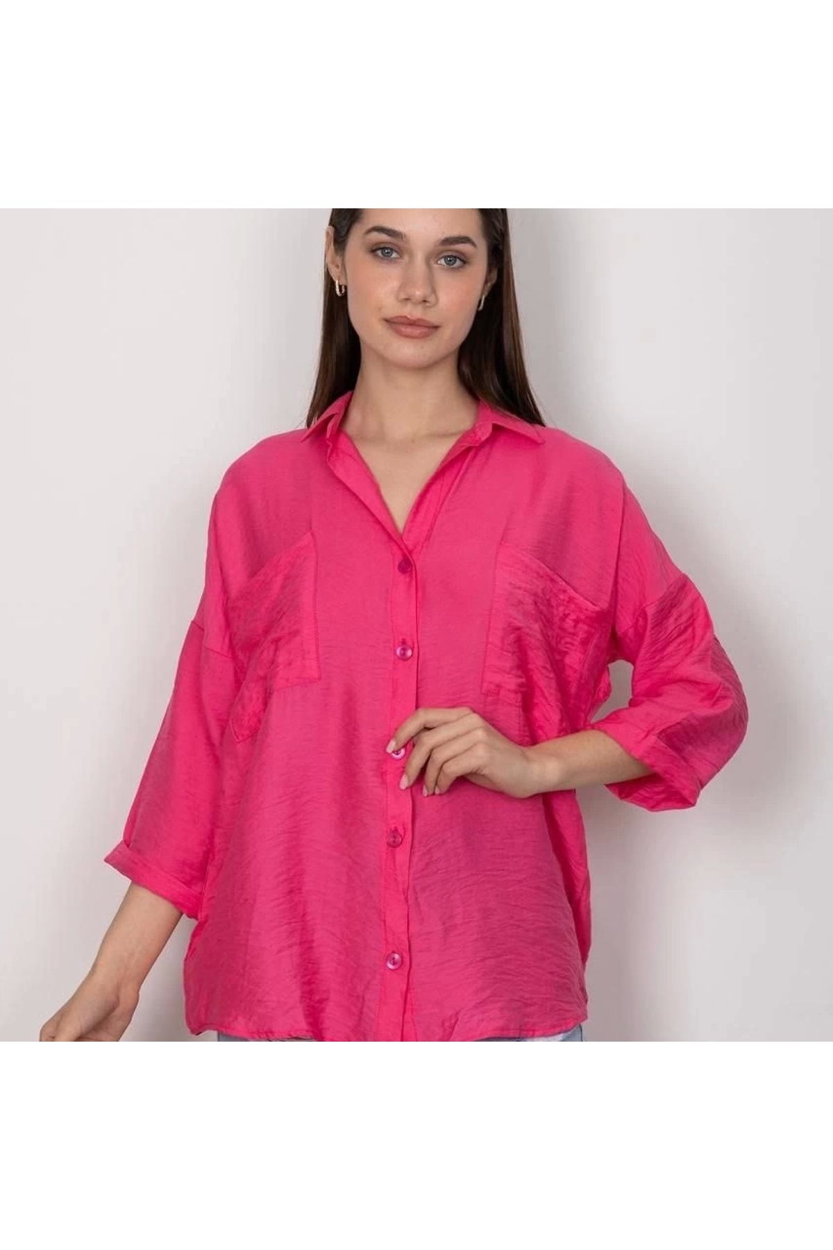 BYB MODA TASARIM Cepli salaş gömlek t1010