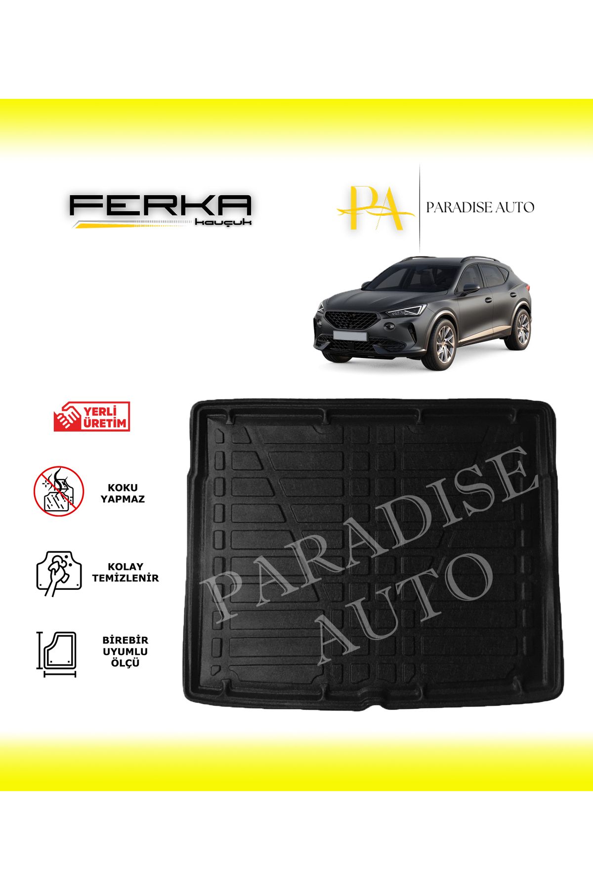 Paradise Auto Cupra Formentor Ses Sistemli SUV 2024 ve Üstü Bagaj Havuzu