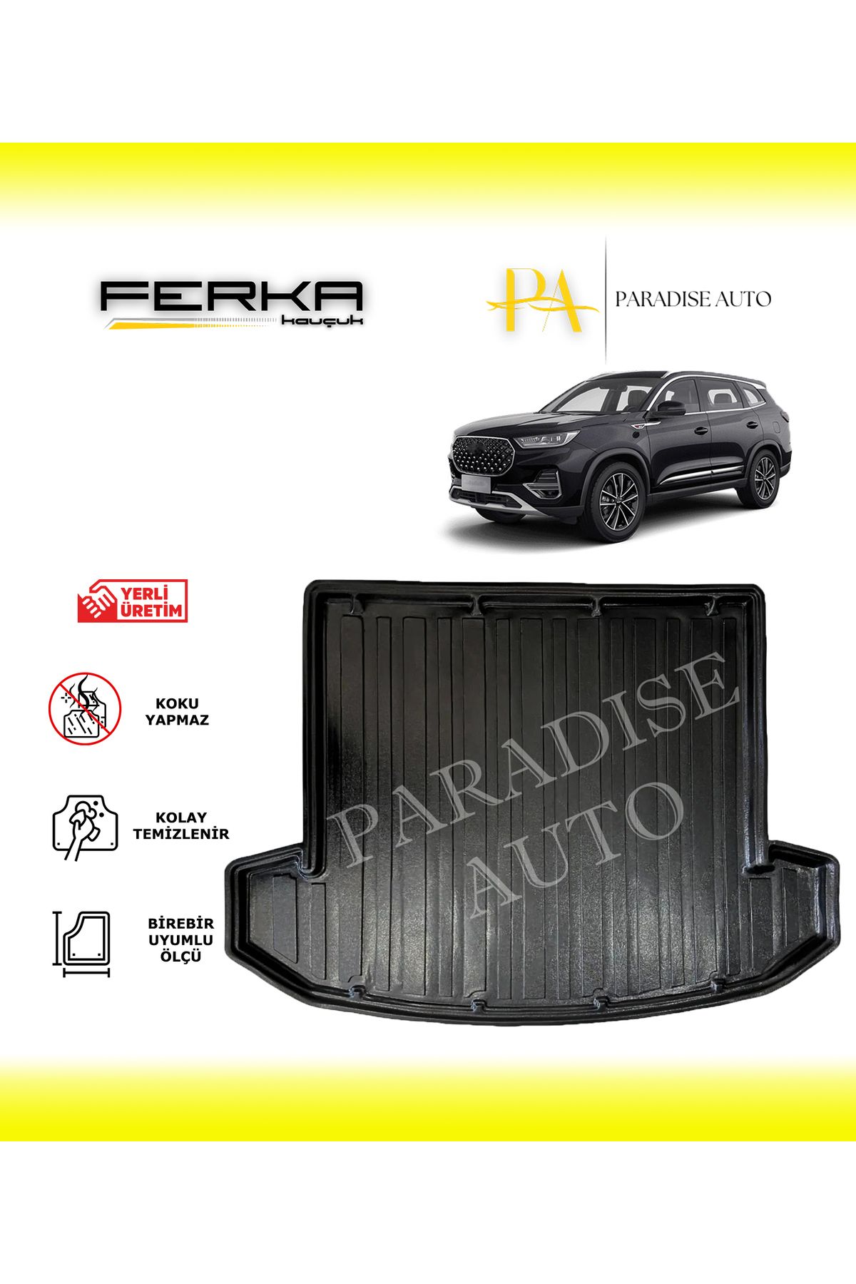 Paradise Auto Chery Tiggo 8 Pro 2023 ve Üstü Bagaj Havuzu