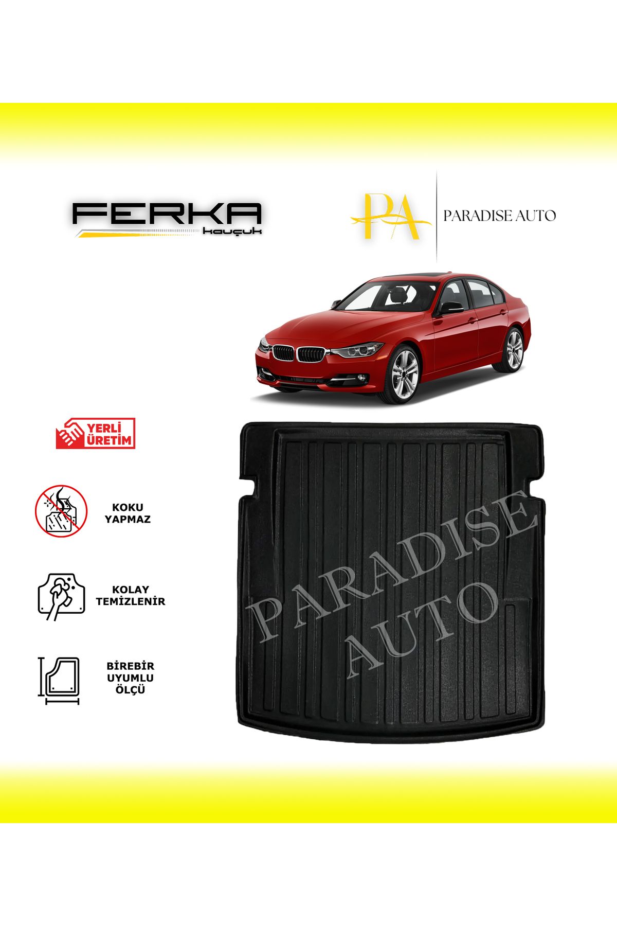 Paradise Auto BMW 3 Serisi F30 Sedan 2012-2018 Bagaj Havuzu