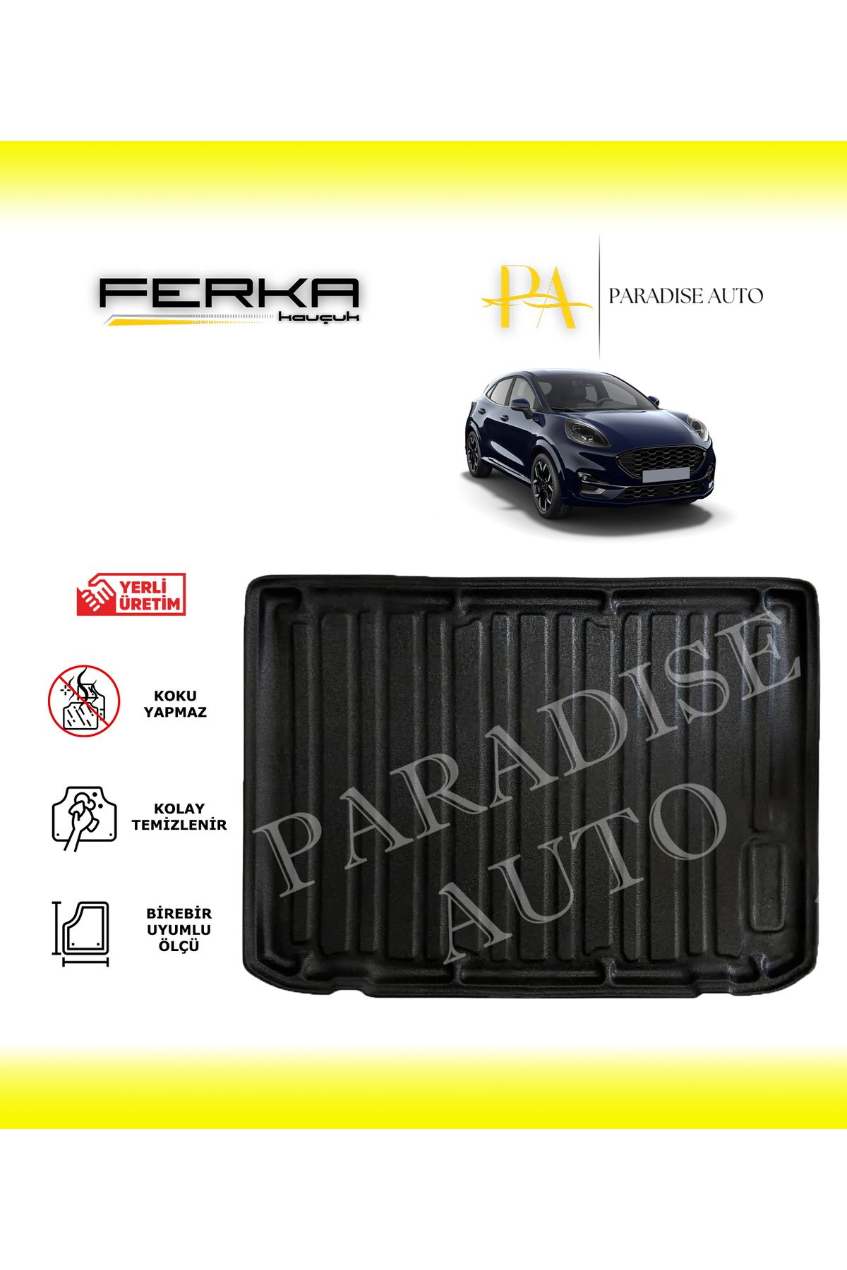 Paradise Auto Ford Kuga 4x4 Üst Kademe 2020 ve Üstü Bagaj Havuzu
