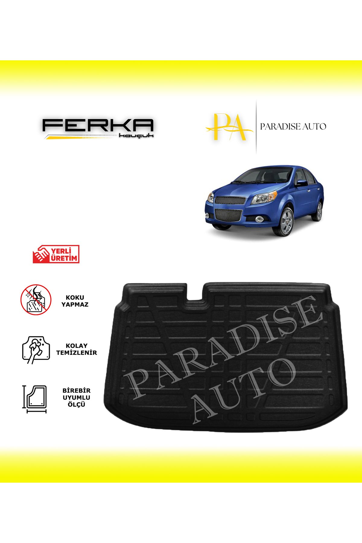 Paradise Auto Chevrolet Aveo Alt Kademe 2011-2019 Bagaj Havuzu