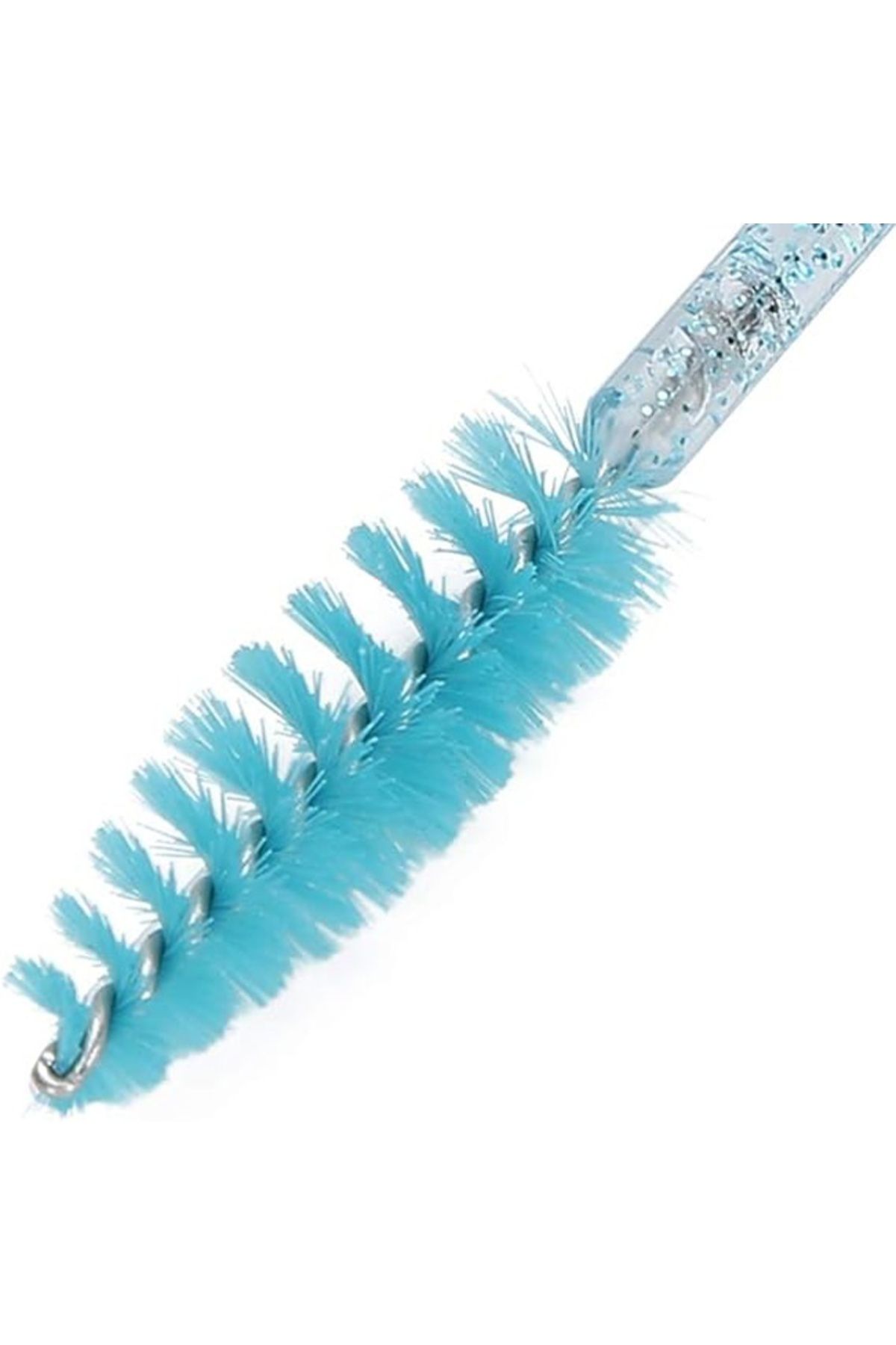 OEM-Multicolored set of 50 mascara brushes for eyelash extensions and eyebrow styling, Turquoise 3