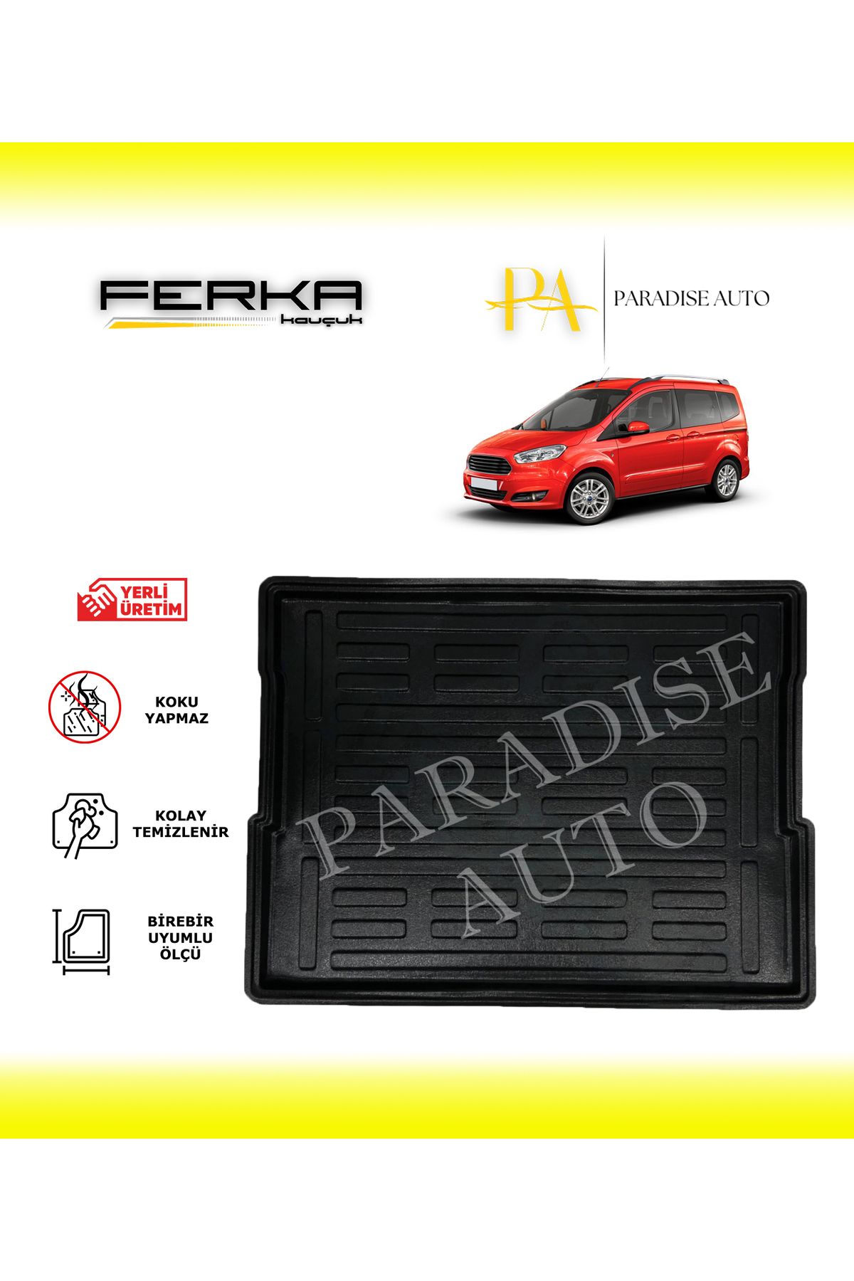 Paradise Auto Ford Courier 2014-2023 Bagaj Havuzu