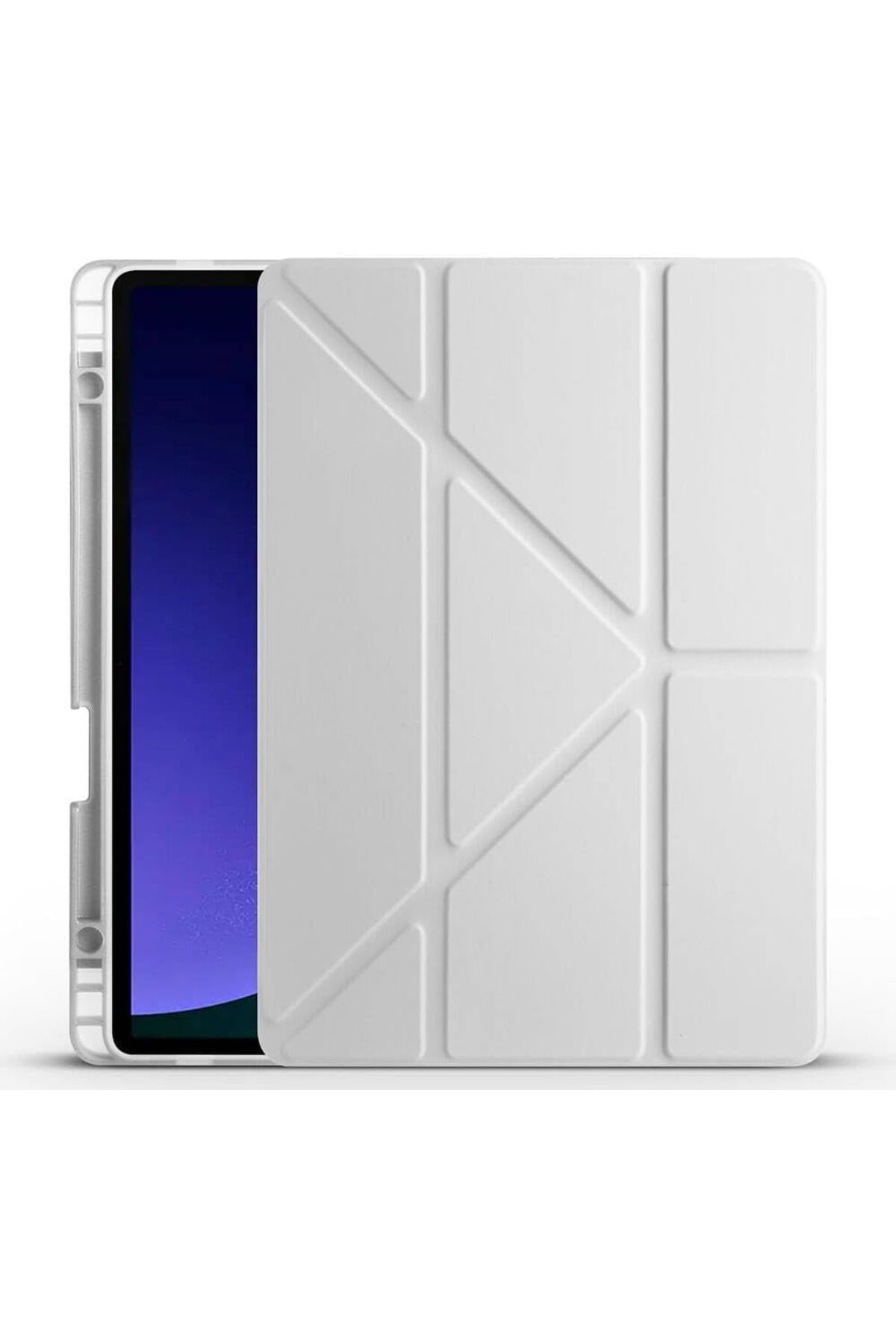 Coolacs Honor Pad V9 11.5 inç Uyumlu Tri Fold Kalemlikli Tablet Kılıfı Ekran Koruyucu Kalem Seti