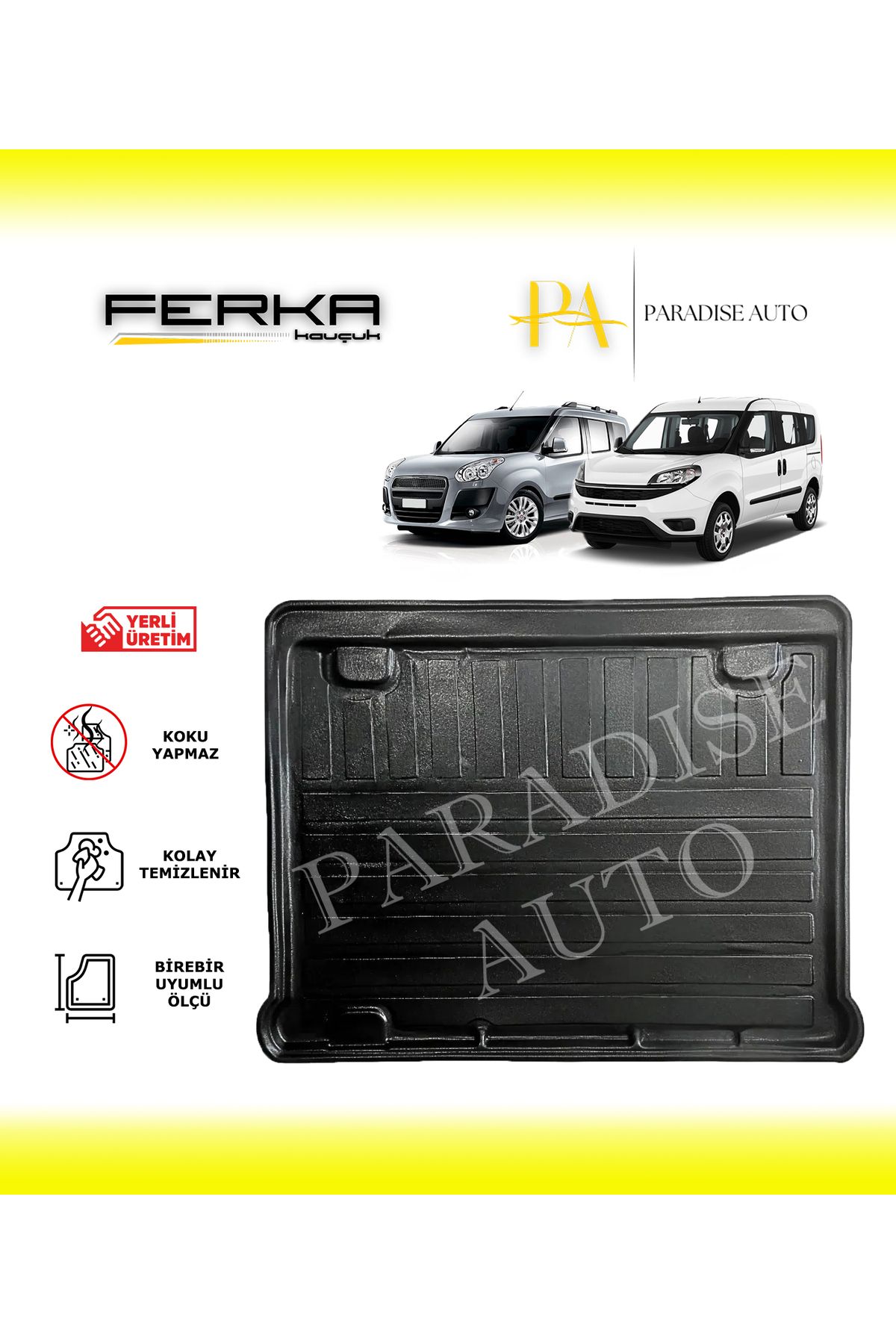 Paradise Auto Fiat Doblo 2010-2019 Bagaj Havuzu