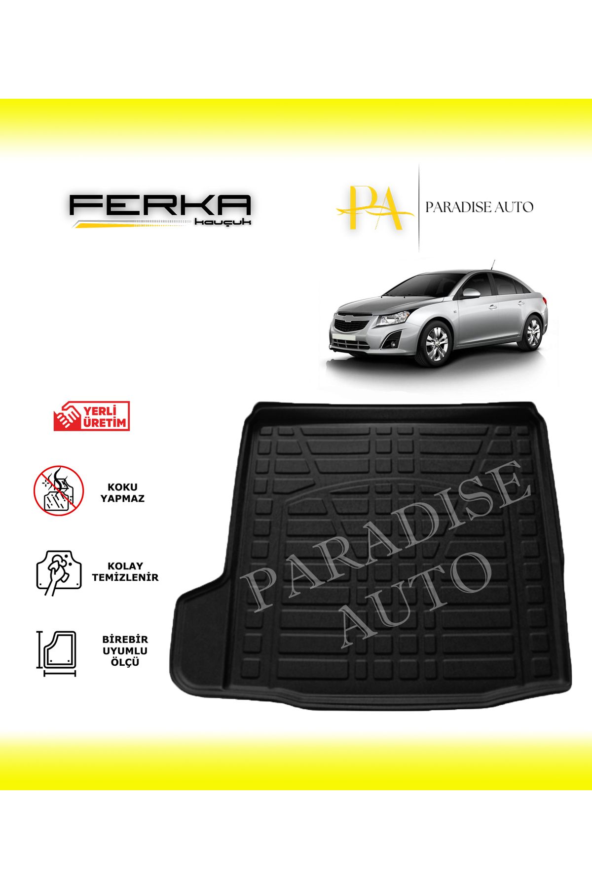 Paradise Auto Chevrolet Cruze Sedan İnce Stepne 2013-2019 Bagaj Havuzu