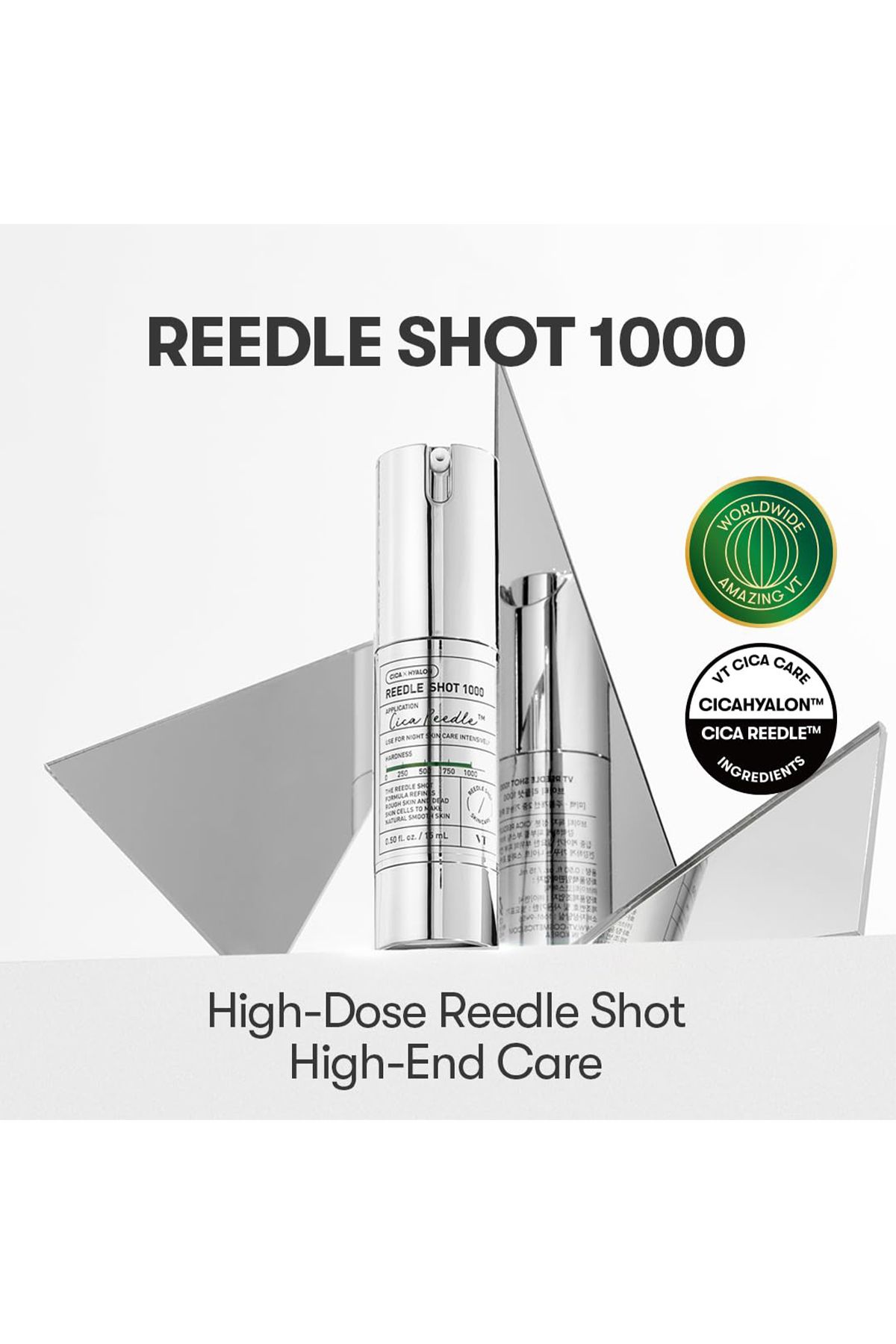 سرم پوست شات ریدل 1000 میکرو ساختار یافته CENTELLA ASIATICA 15ML VT COSMETICS