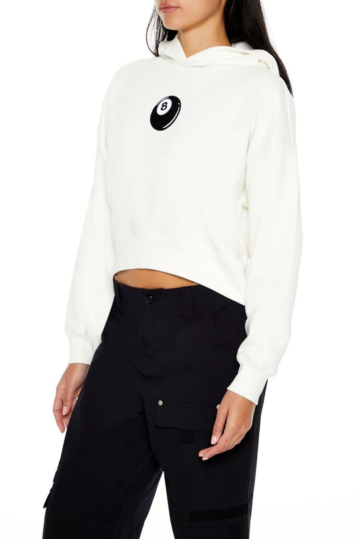 Forever 21 Lucky Yazılı Baskılı Sweatshirt