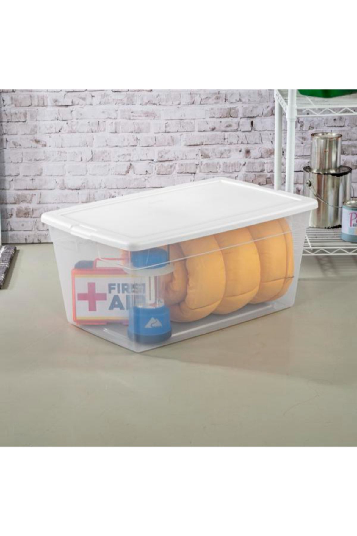 Sterilite-Rectangular Stackable Storage Box 85.1 L 4