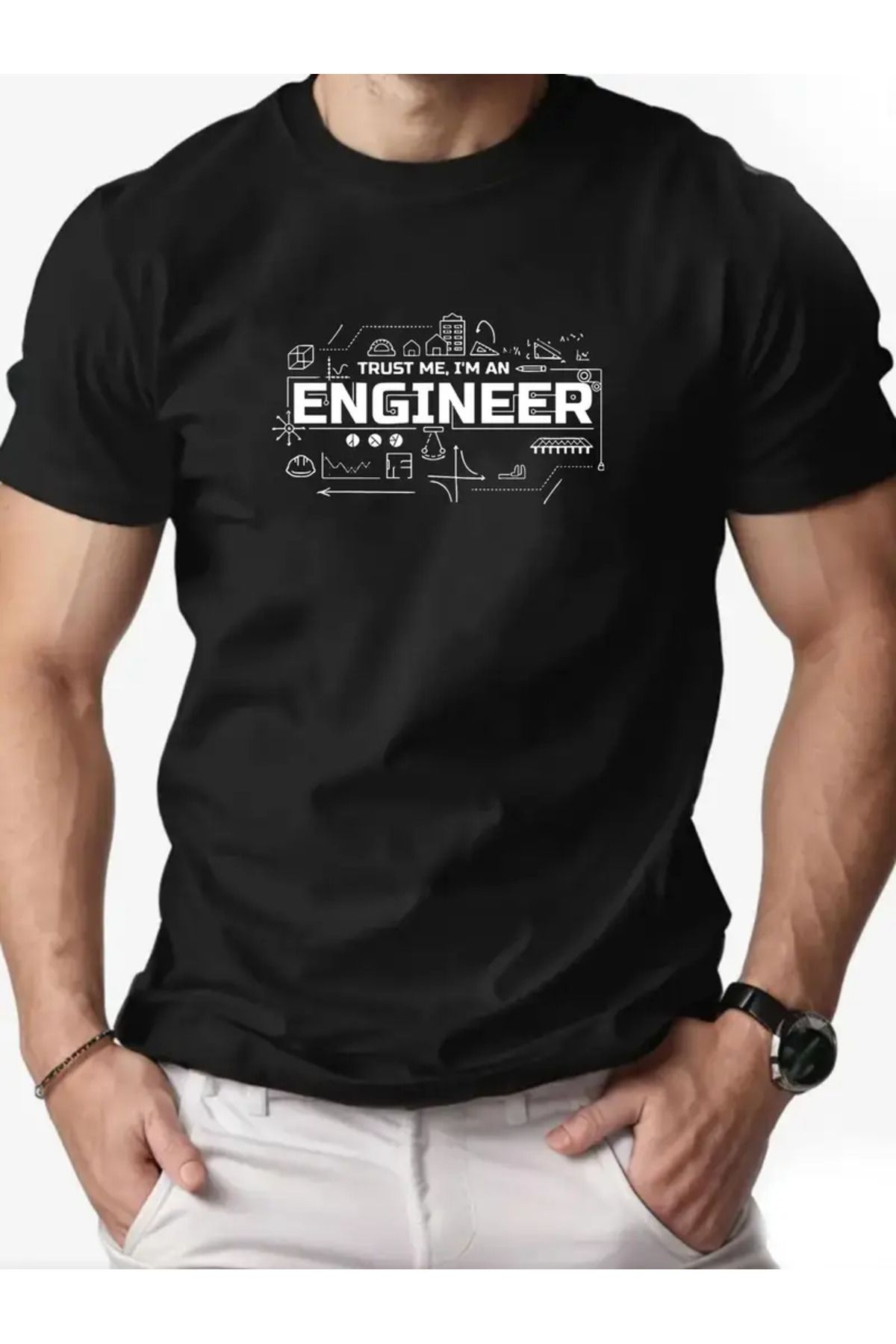 AEMİ Unisex Baskılı Oversize Bisiklet Yaka T-shirt