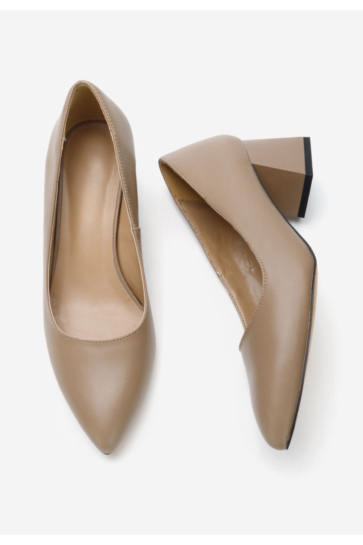 B T Shoes-Women's leather shoes Rianne khaki 6
