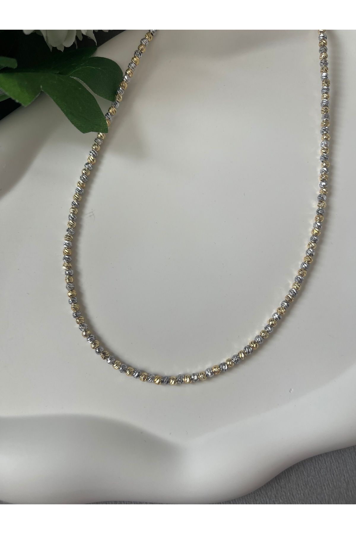 DKY Collection İki Renk (Gold&Silver) Dorika Kolye