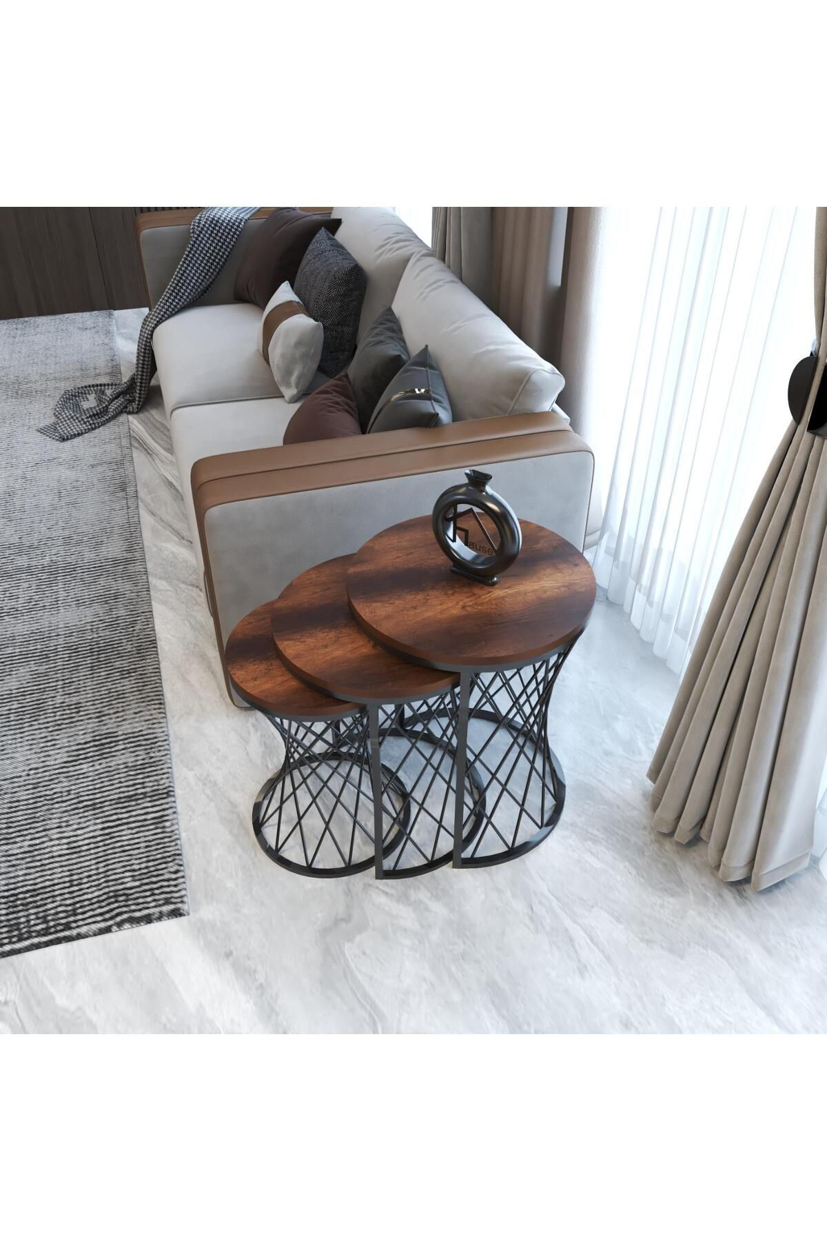 Home SEHPA HASIR ZİGON SEHPA MODERN SİYAH CEVİZ ATLANTİK ÇAM SUNTA