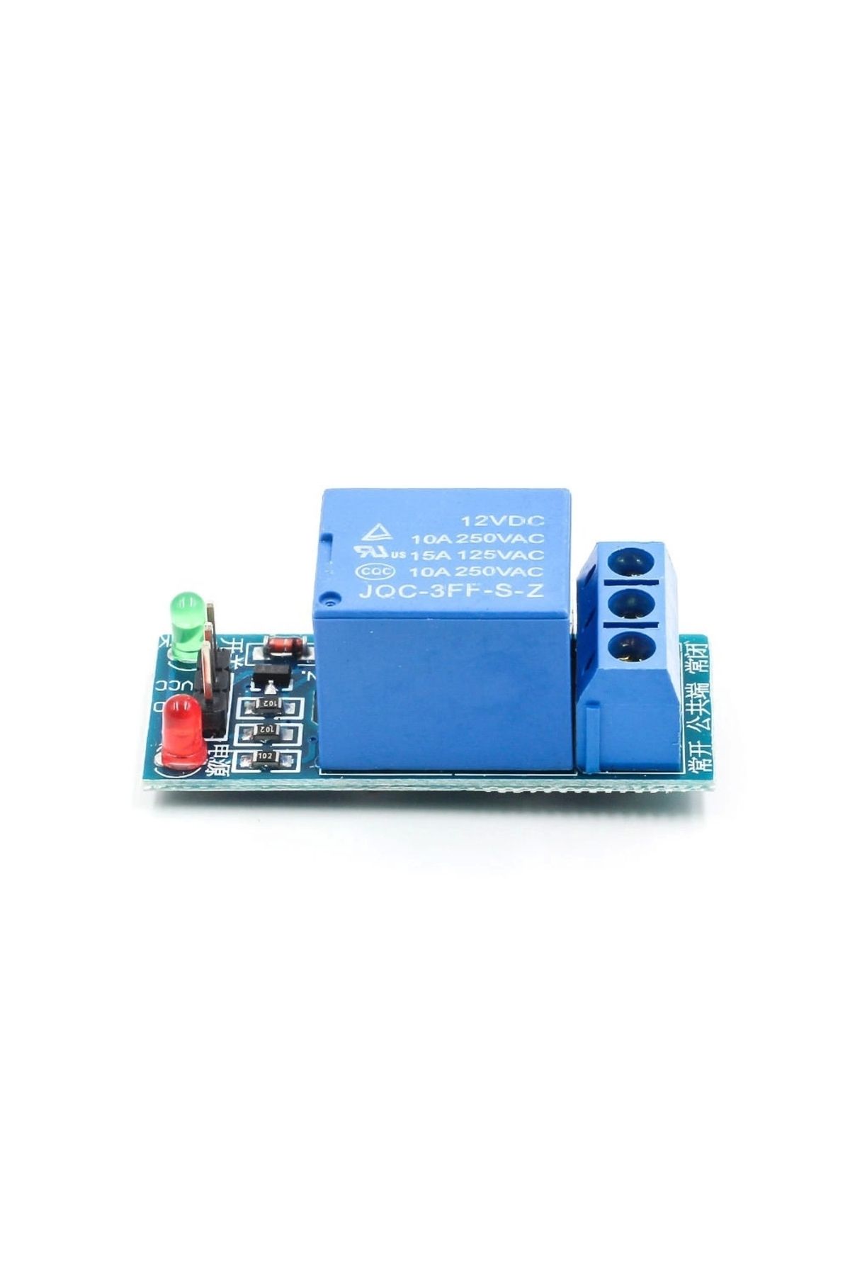 TIEE Arduino Röle Modülü Tekli 12V 1 Kanal Optocoupler Korumasız